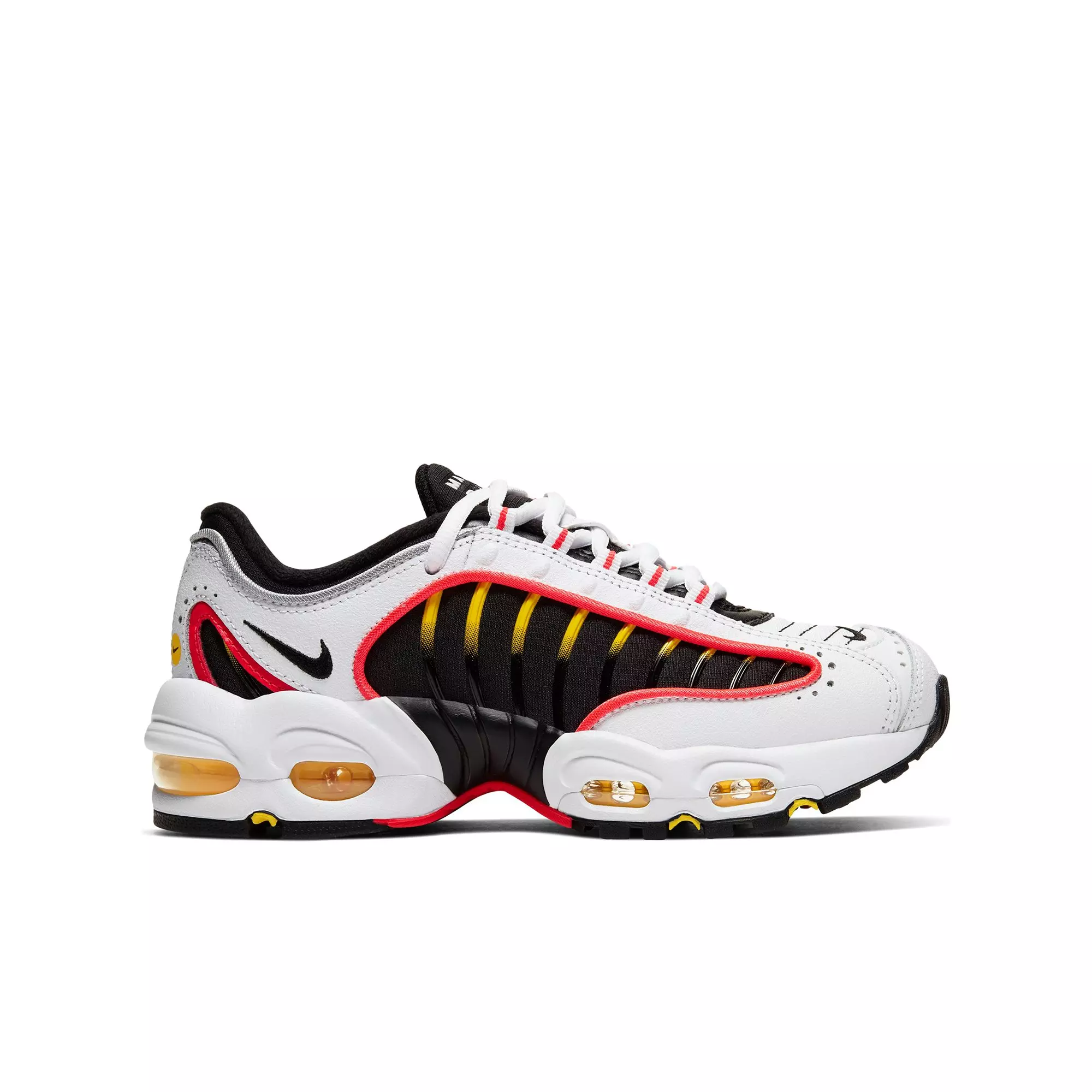 Nike Air Max Tailwind IV "White/Red/Yellow" Grade School Boys' Shoe - WHITE/RED/YELLOW
