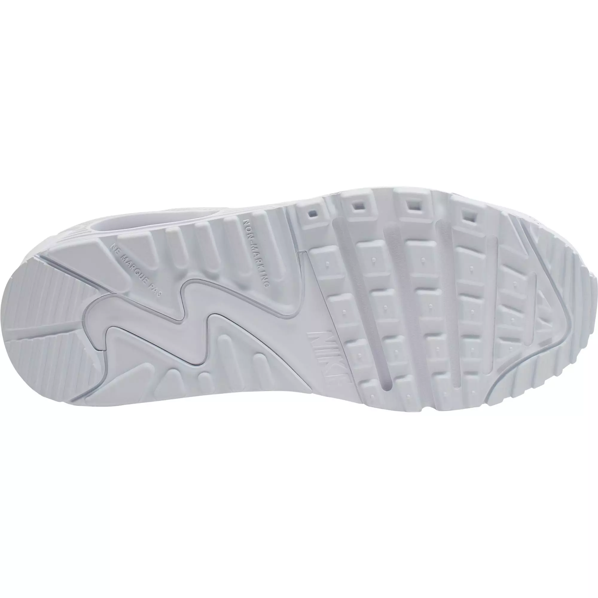 Nike Air Max 90 LTR "White" Grade School Kids Shoe - WHITE