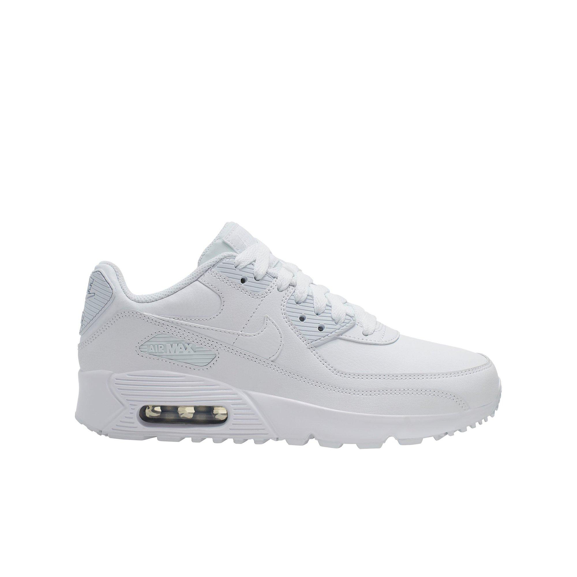 Nike Air Max 90 LTR "White" Grade School Kids Shoe - WHITE Thumbnail View 1