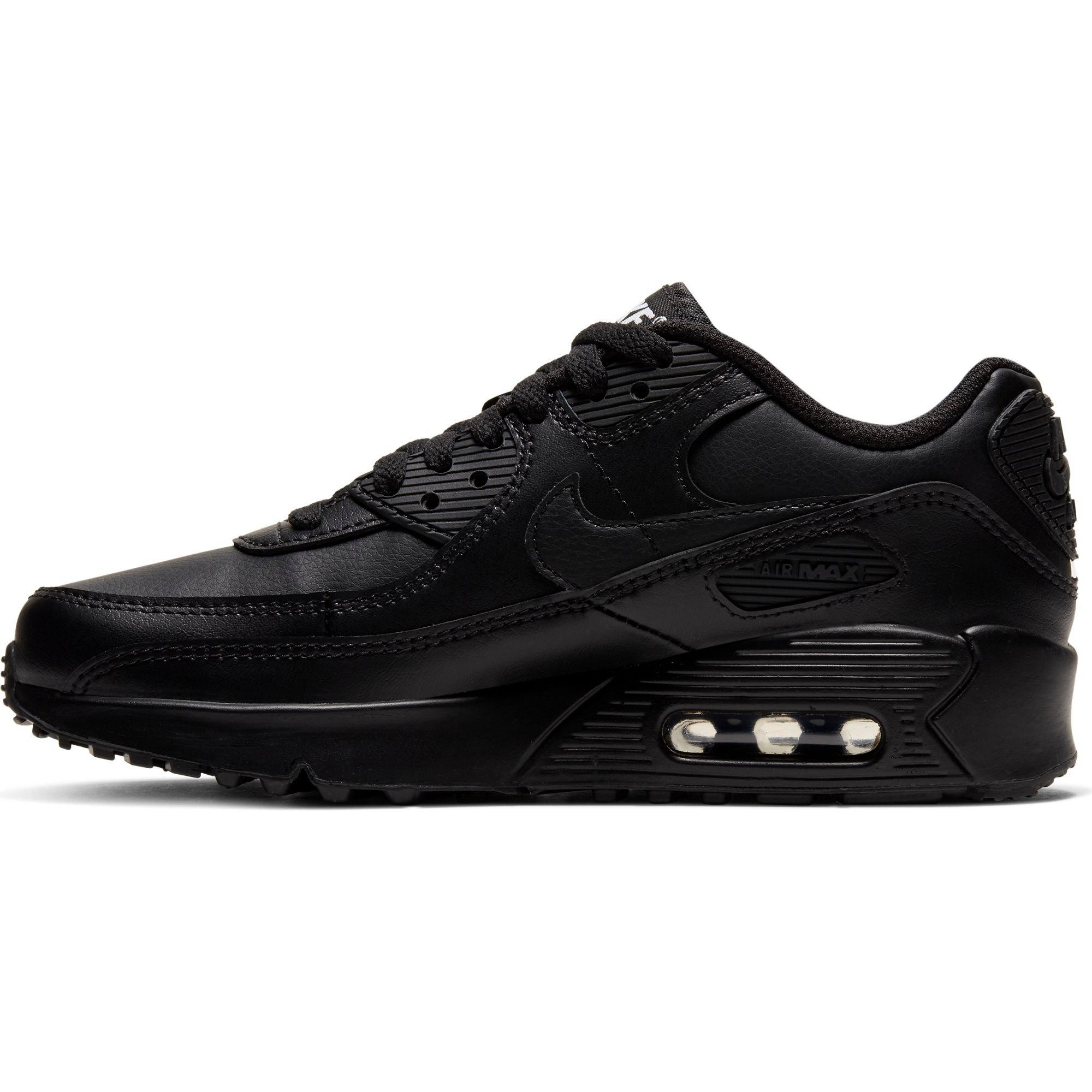 Nike air max 90 grade school black sale