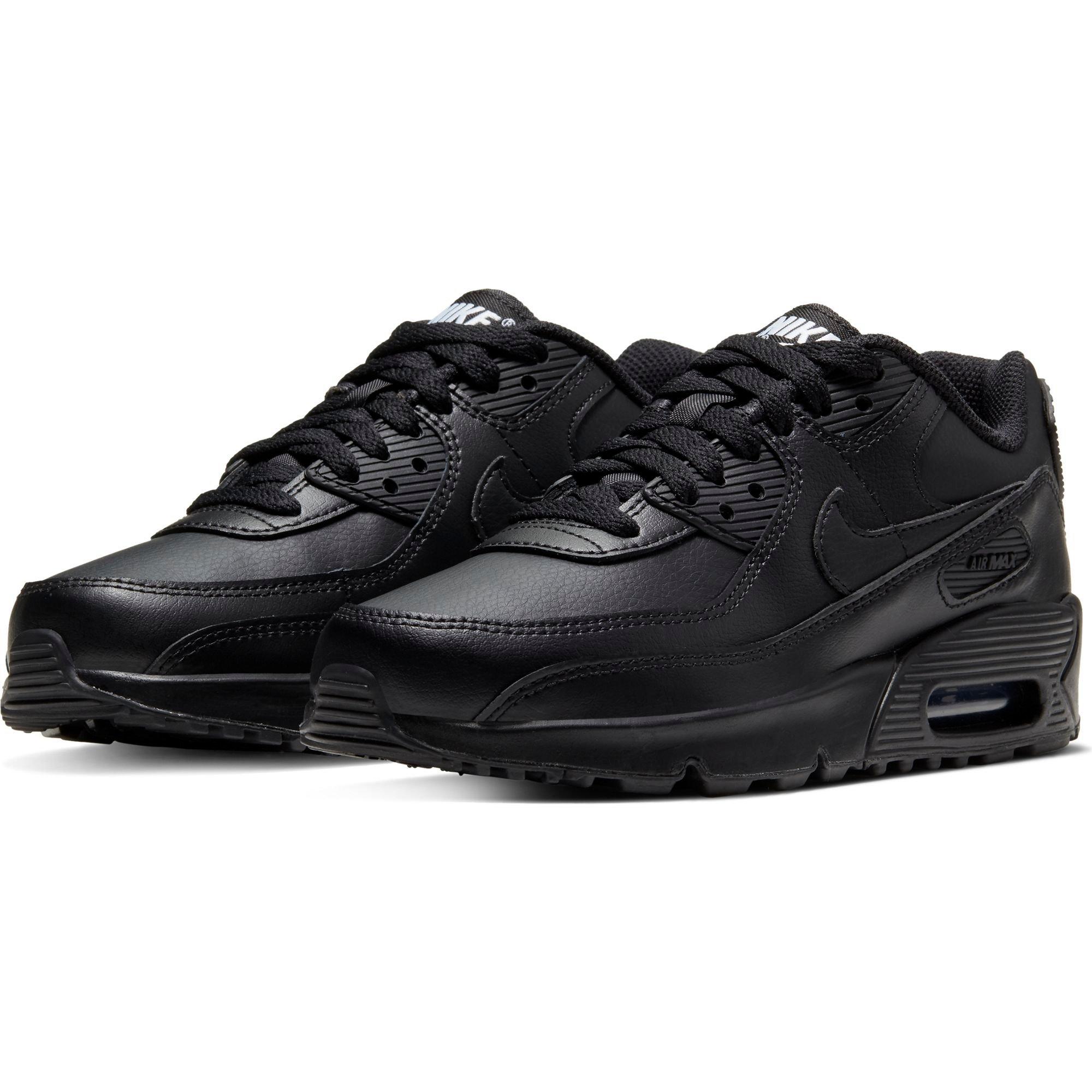 Nike Air Max 90 LTR Grade School Boys' Black Shoe