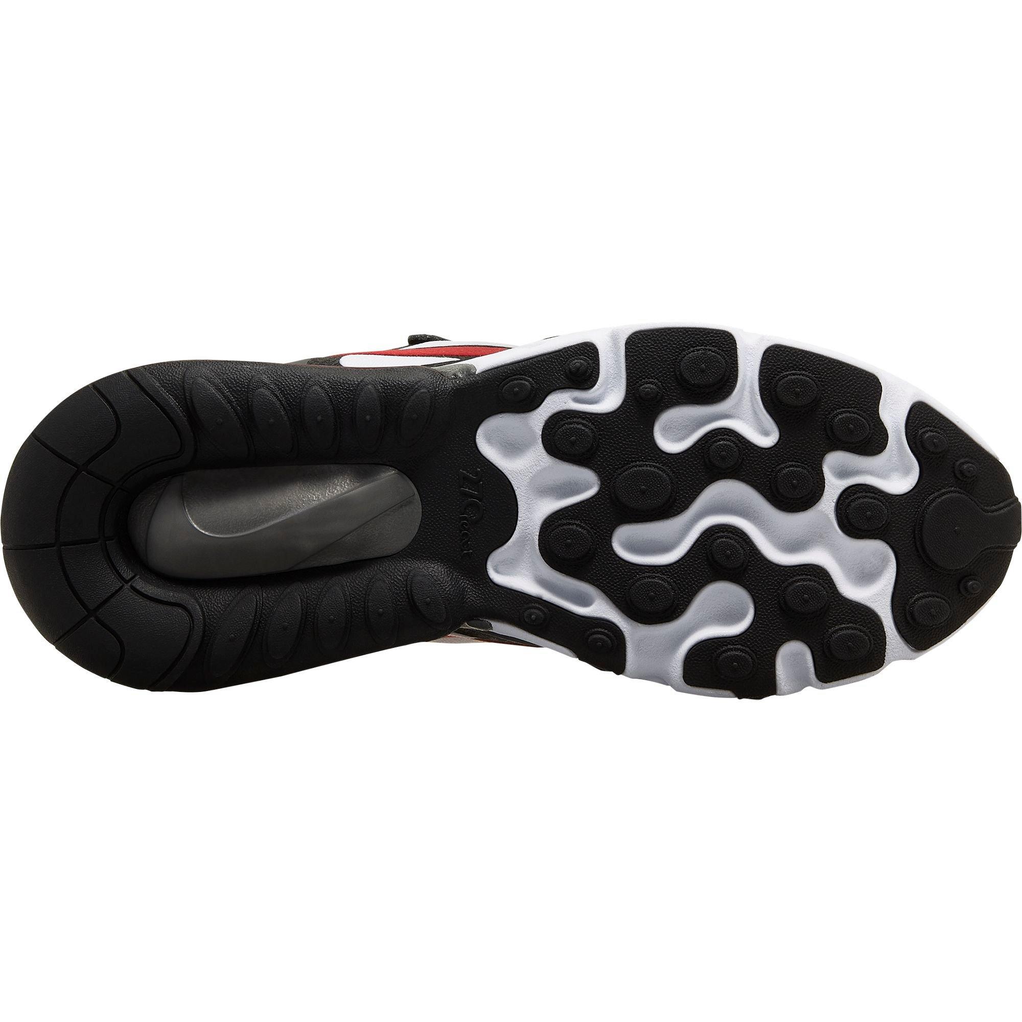 Nike Air Max 270 React Red White Grey Grade School Boys Shoe Hibbett City Gear