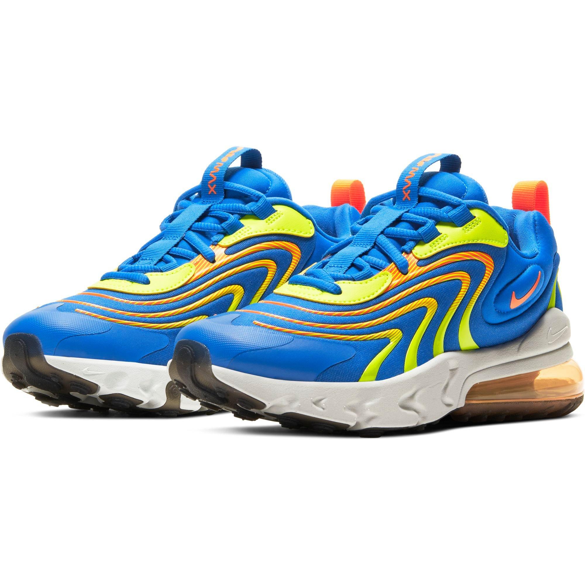 Nike Air Max 270 React Eng Soar Total Orange Grade School Boys Shoe Hibbett City Gear