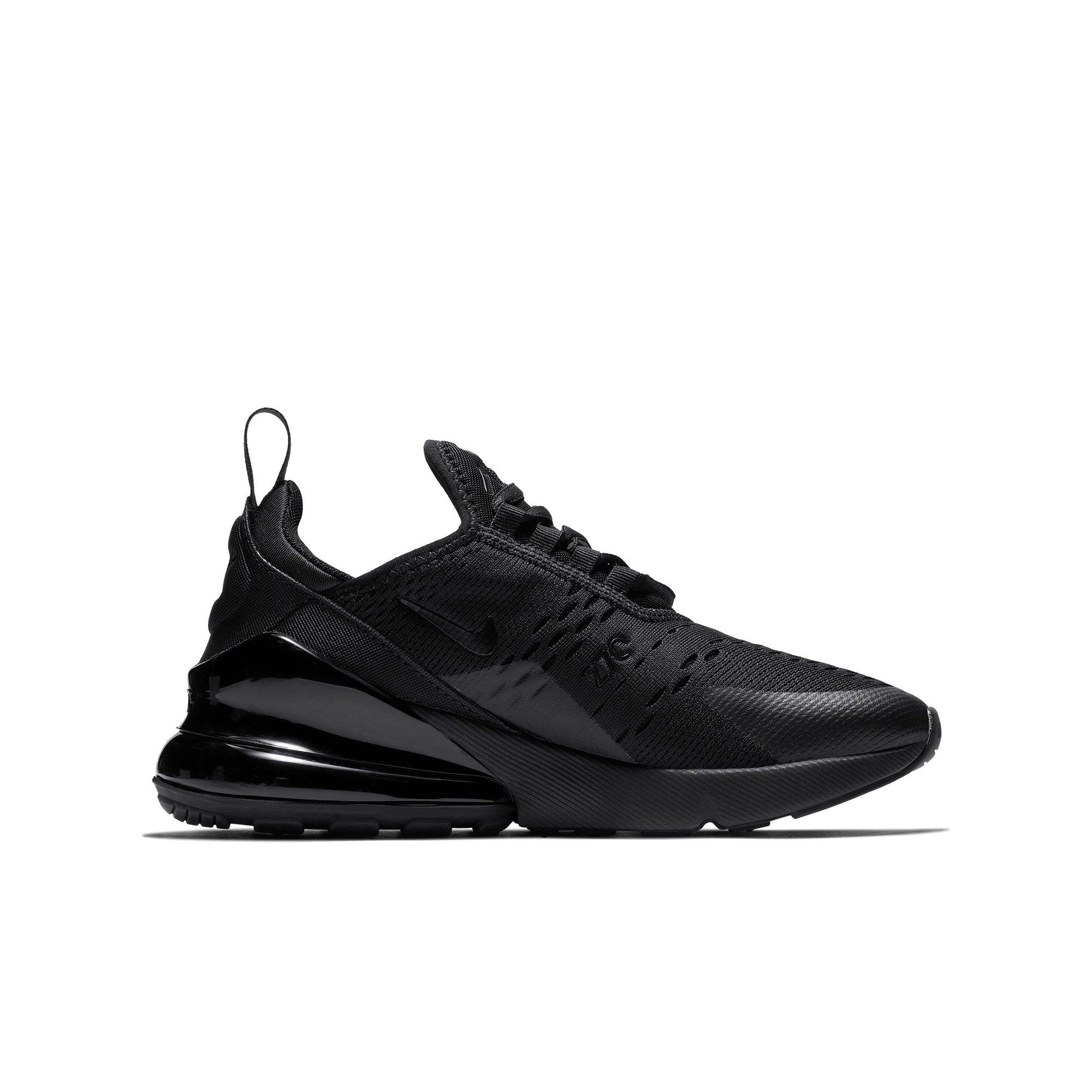 Nike air max 270 grade school shoes black hotsell