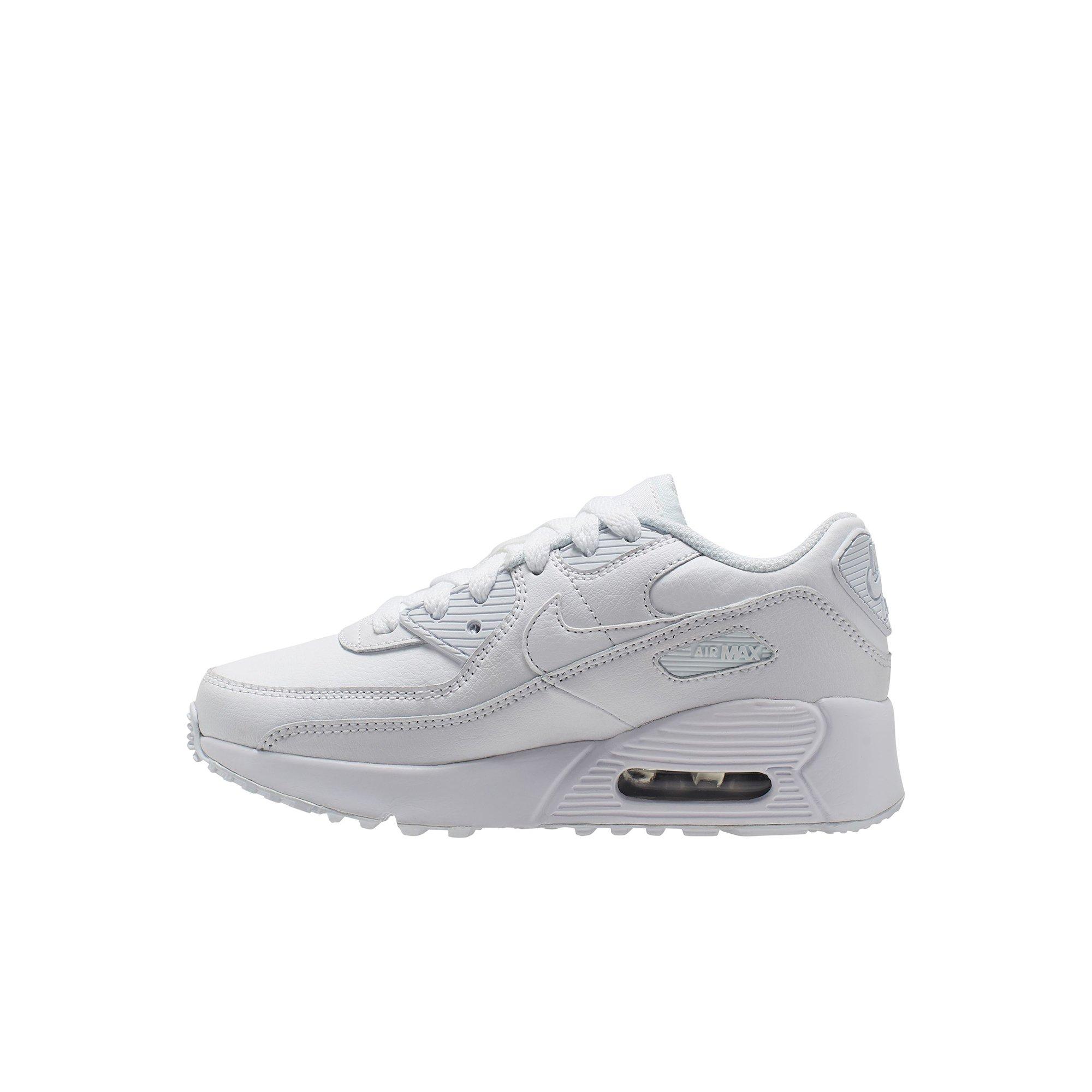 Nike Air Max 90 LTR "White" Preschool Kids' Shoe - WHITE Thumbnail View 2