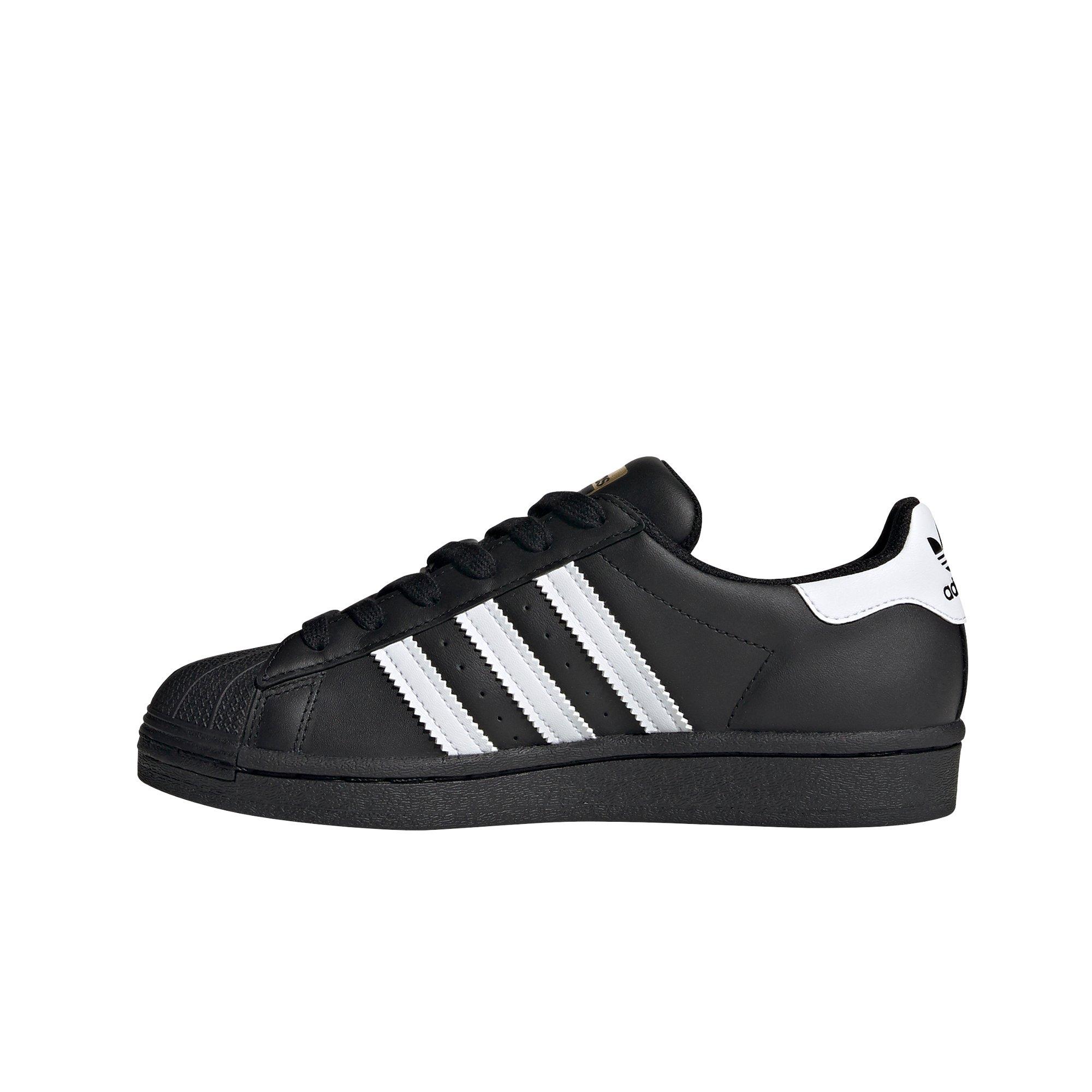 adidas Superstar "Black/White" Grade School Kids' Shoe - BLACK/WHITE Thumbnail View 2