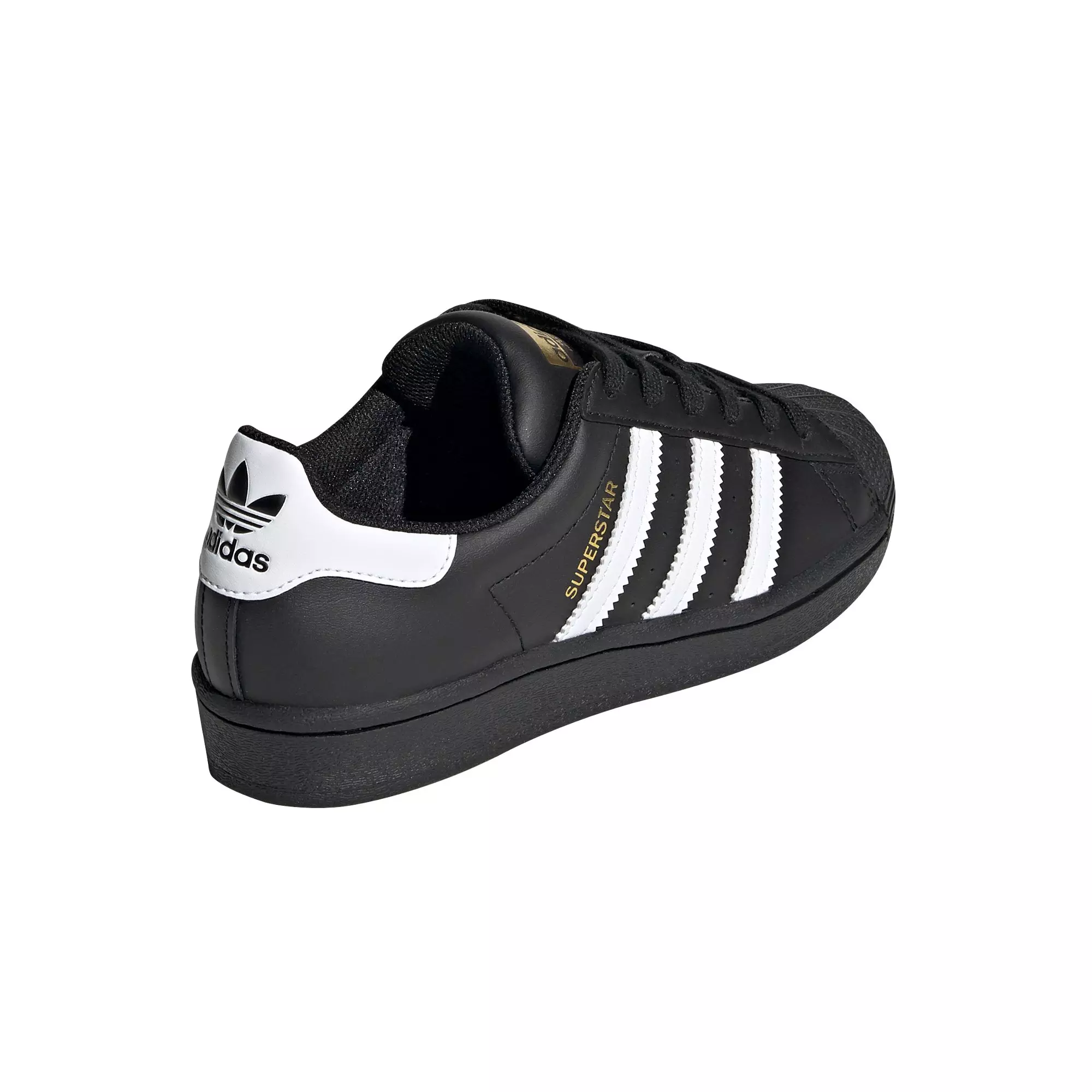 adidas Superstar "Black/White" Grade School Kids' Shoe - BLACK/WHITE