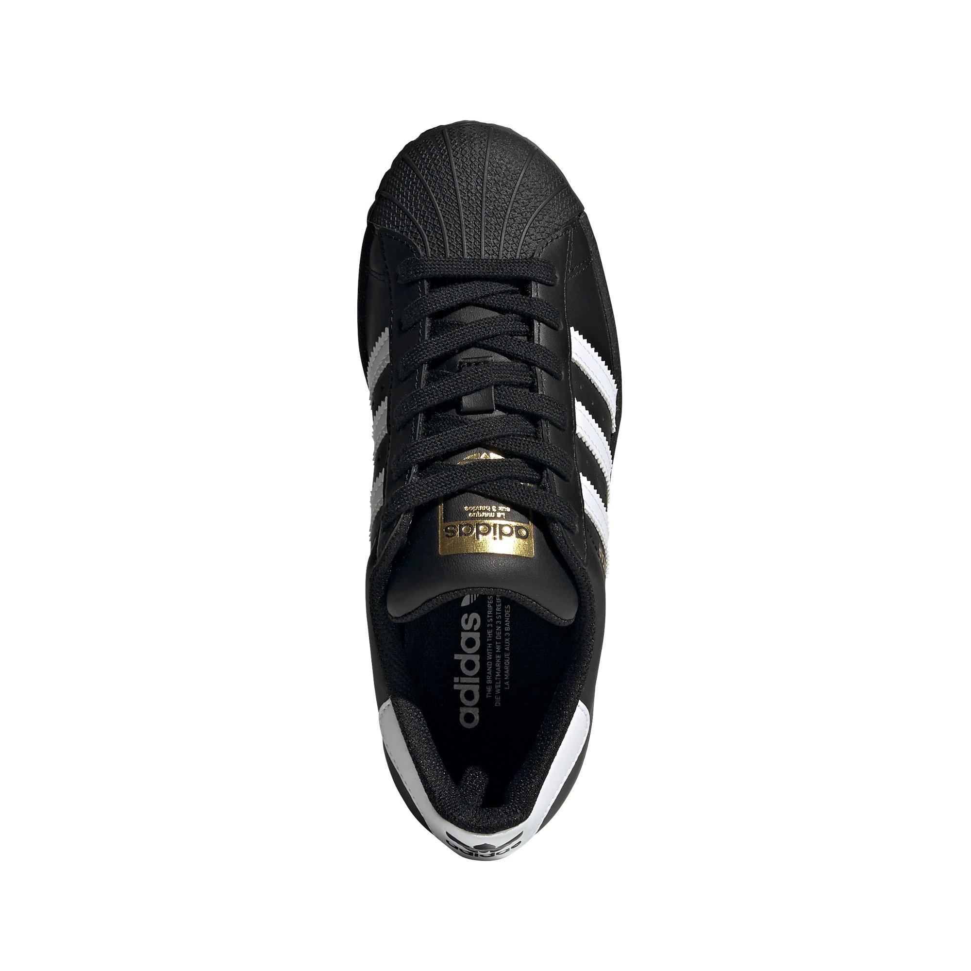 adidas Superstar "Black/White" Grade School Kids' Shoe - BLACK/WHITE Thumbnail View 5