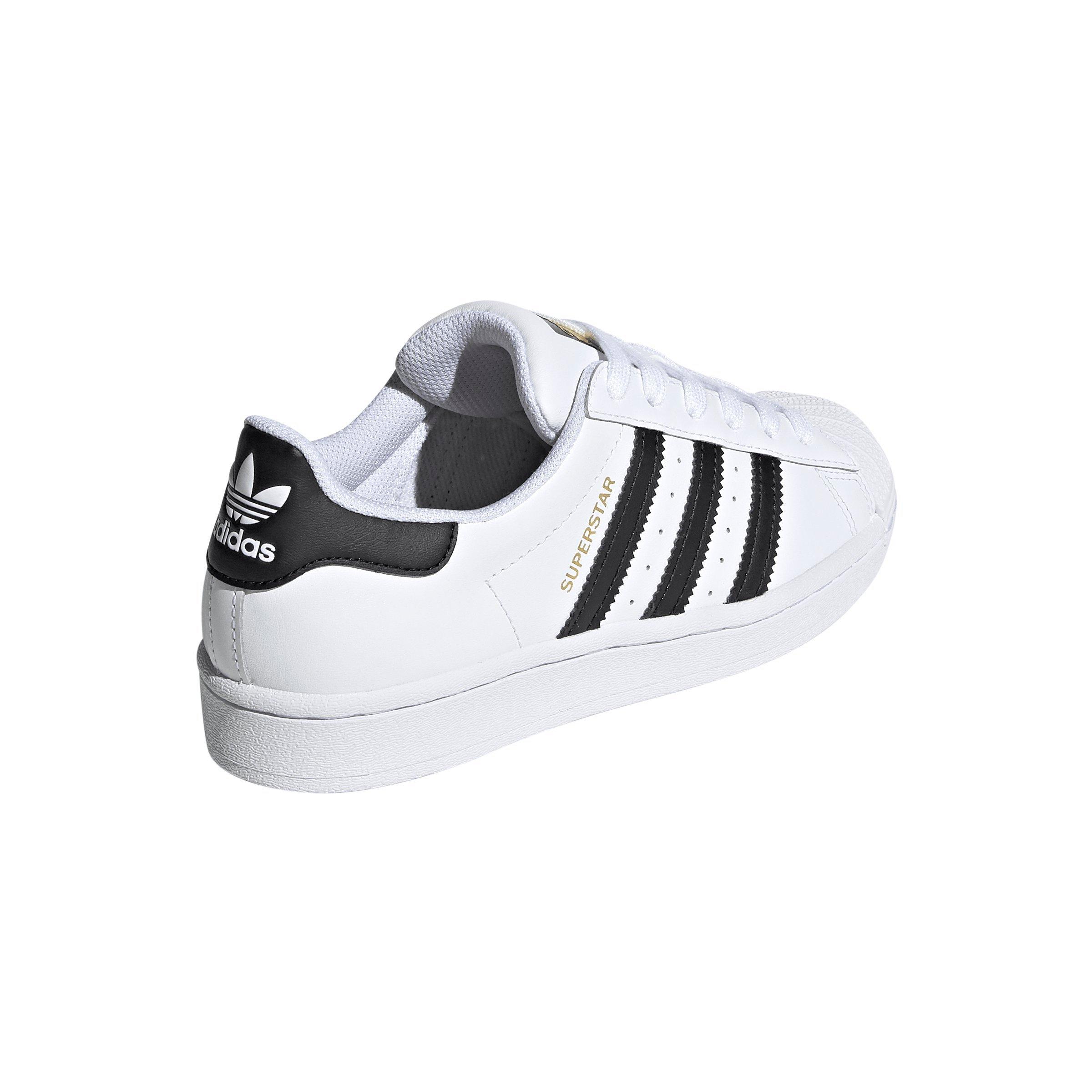 adidas Superstar Grade School Kids' "Ftwr White/Core Black" Shoe