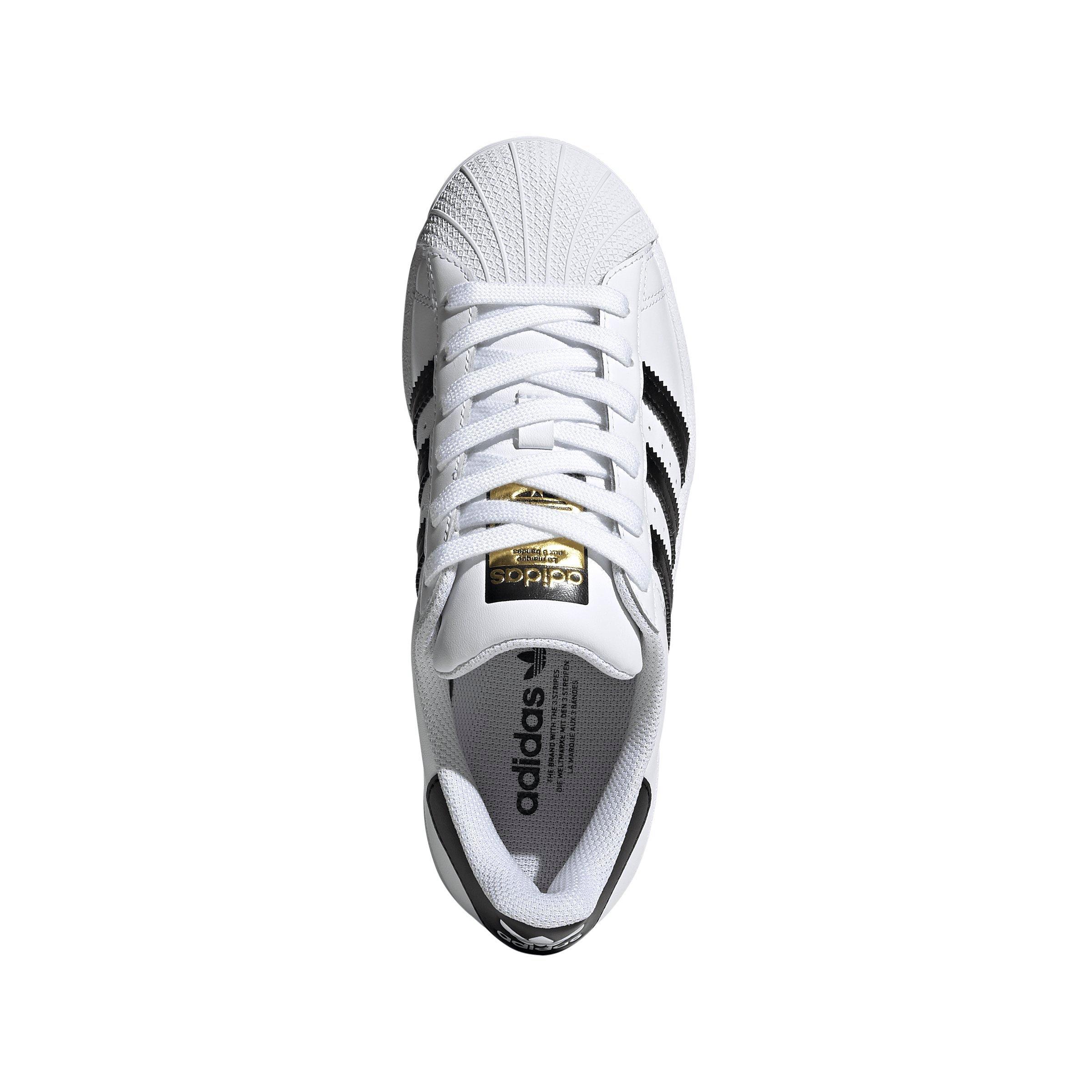 adidas Superstar Grade School Kids' "Ftwr White/Core Black" Shoe