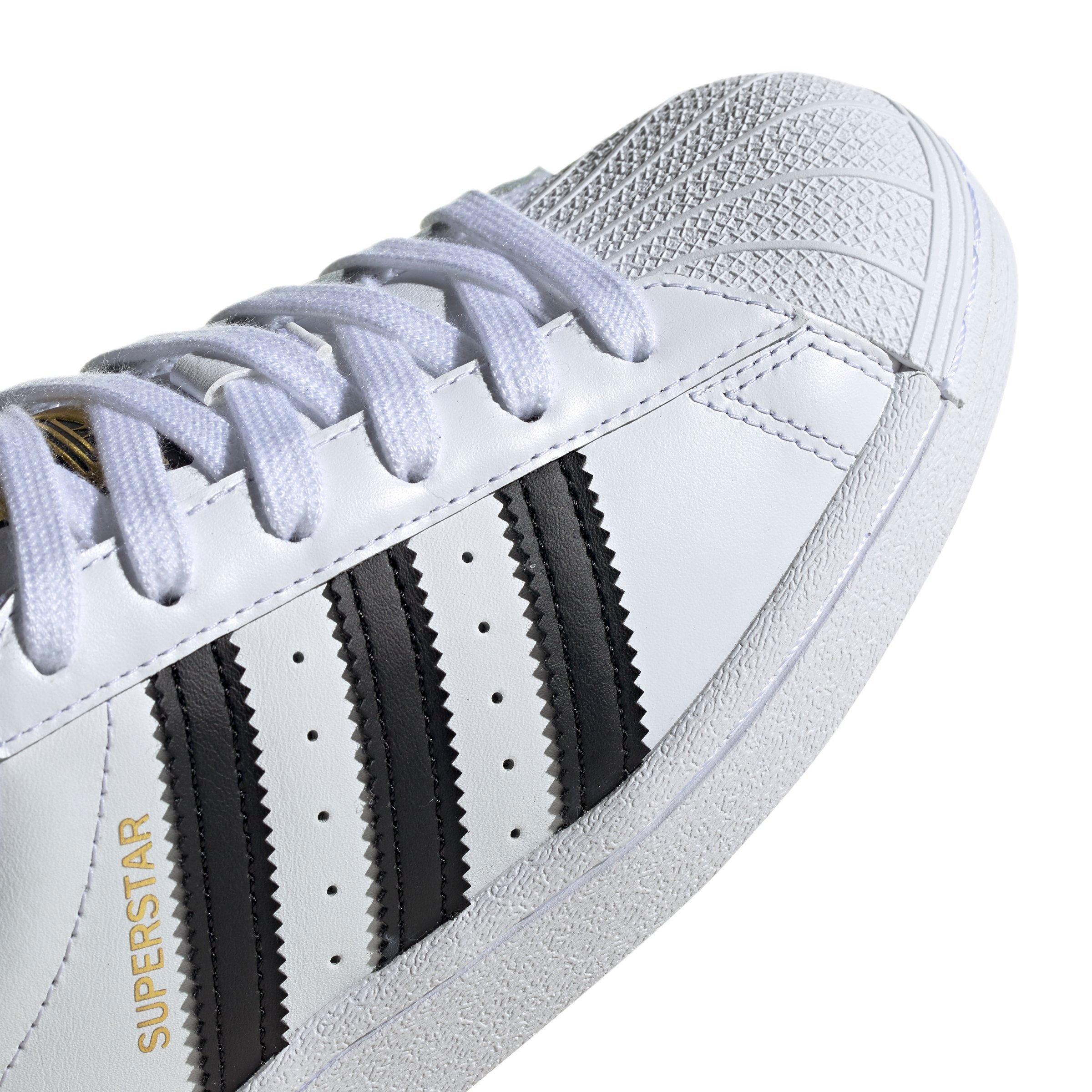 adidas Superstar Grade School Kids' "Ftwr White/Core Black" Shoe