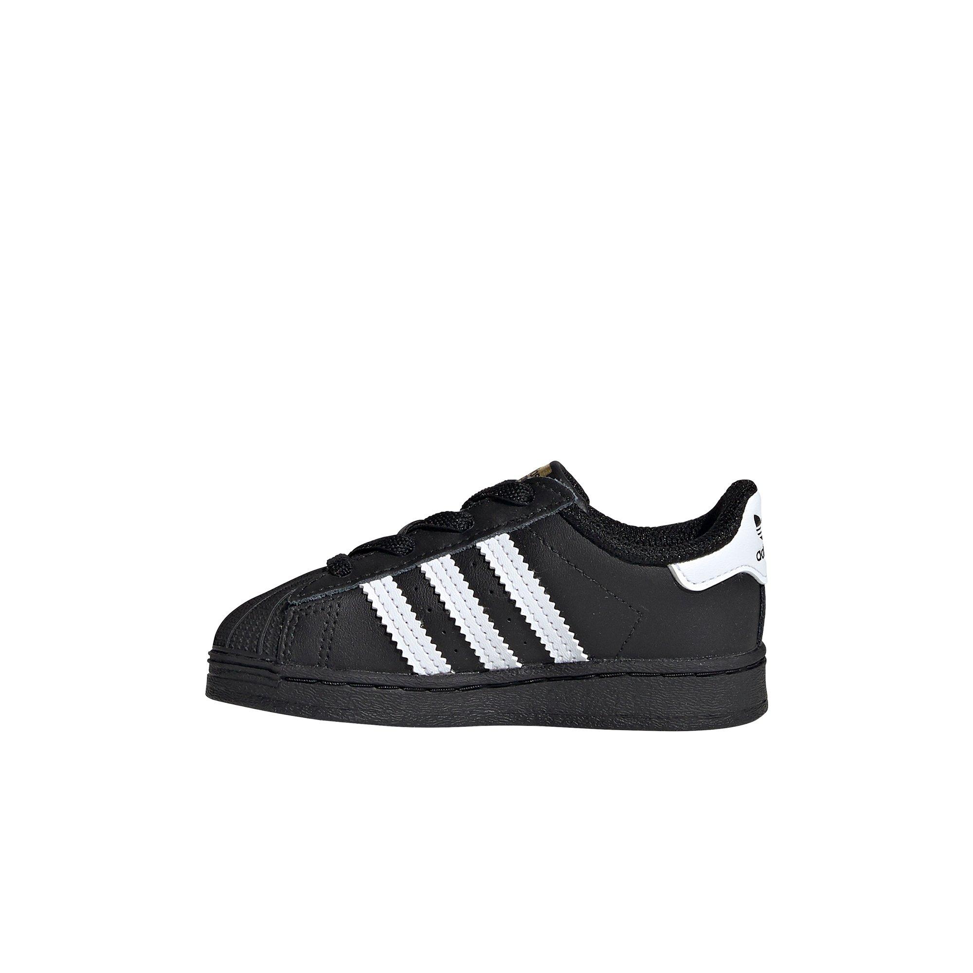 adidas Superstar "Black/White" Infant Kids' Shoe - BLACK/WHITE Thumbnail View 2