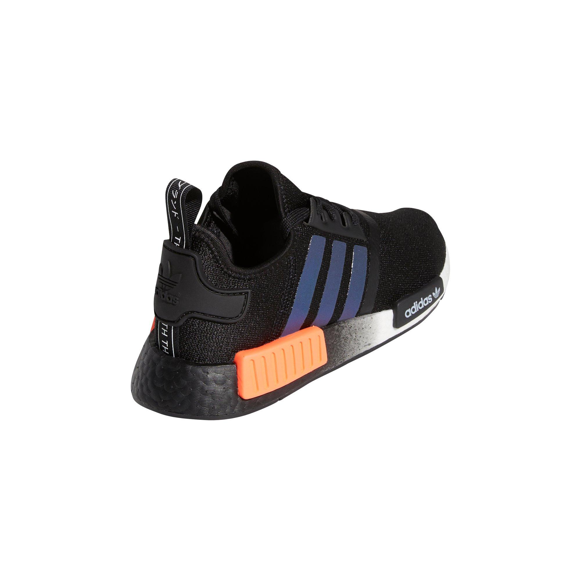 nmd r1 black solar orange