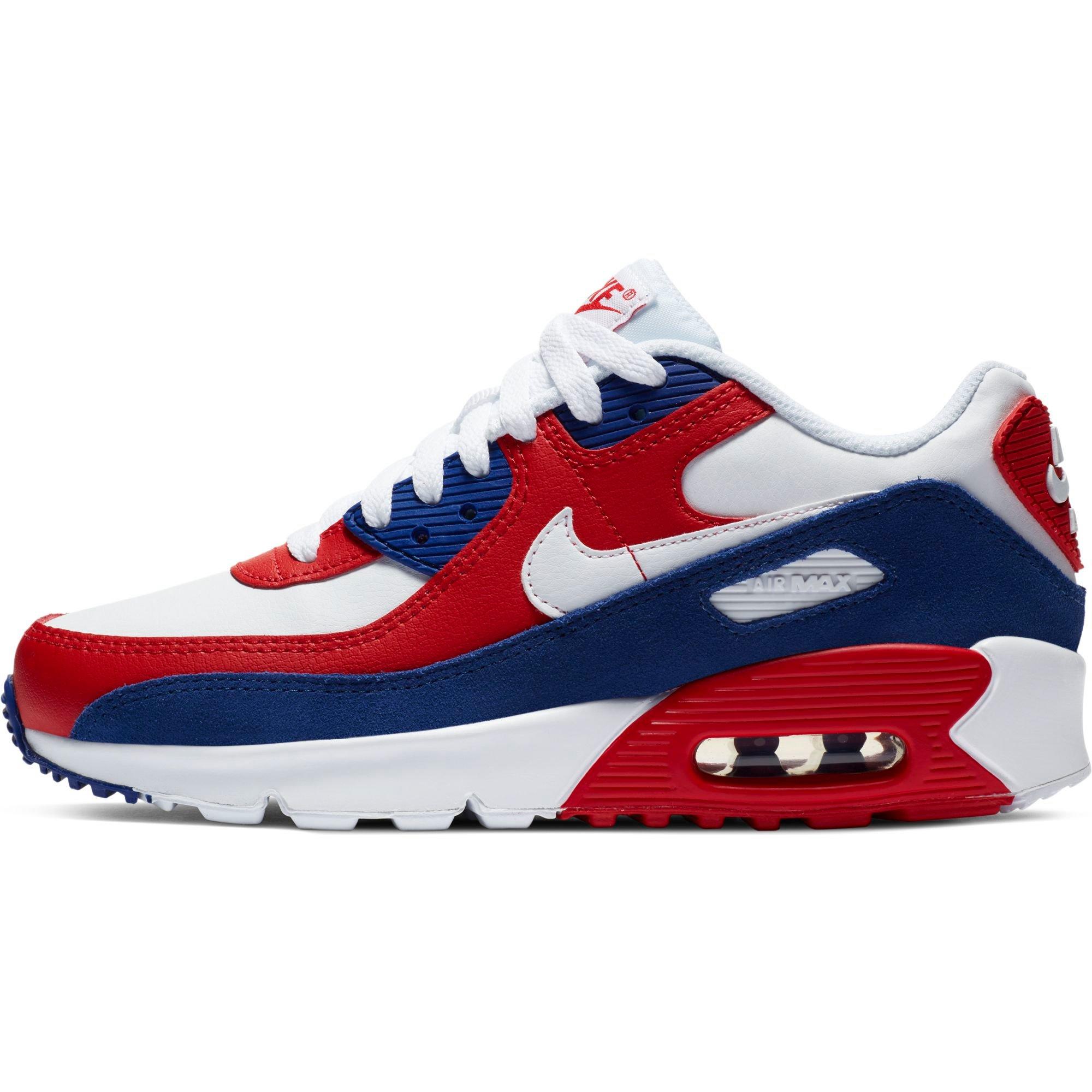 nike blue and red shoes
