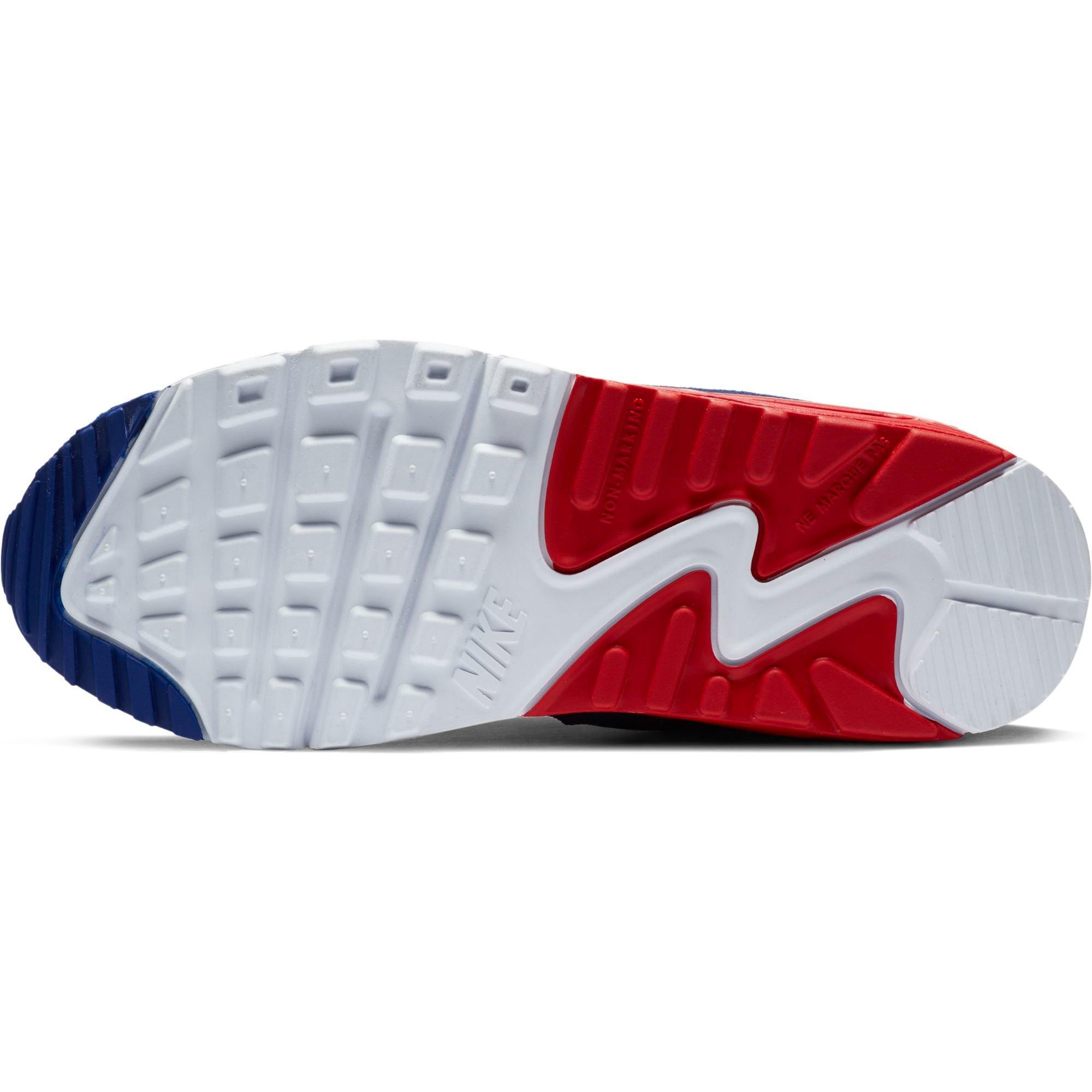 red white blue nike sneakers