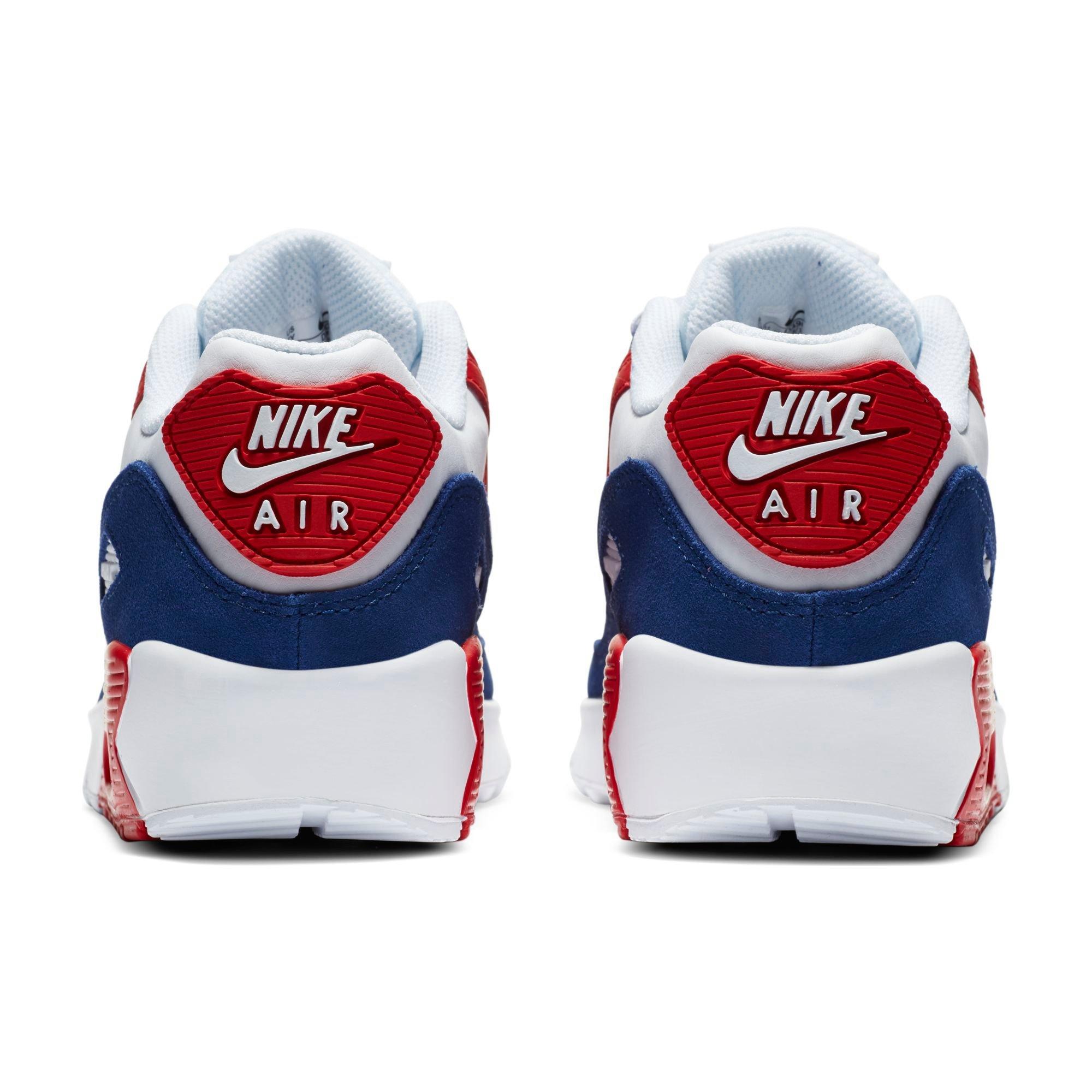 Mens red white and blue store nike shoes