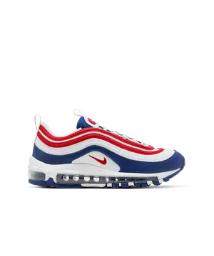 Nike Boys Air Max 97 Shoes Red/White/Blue Size 04.5