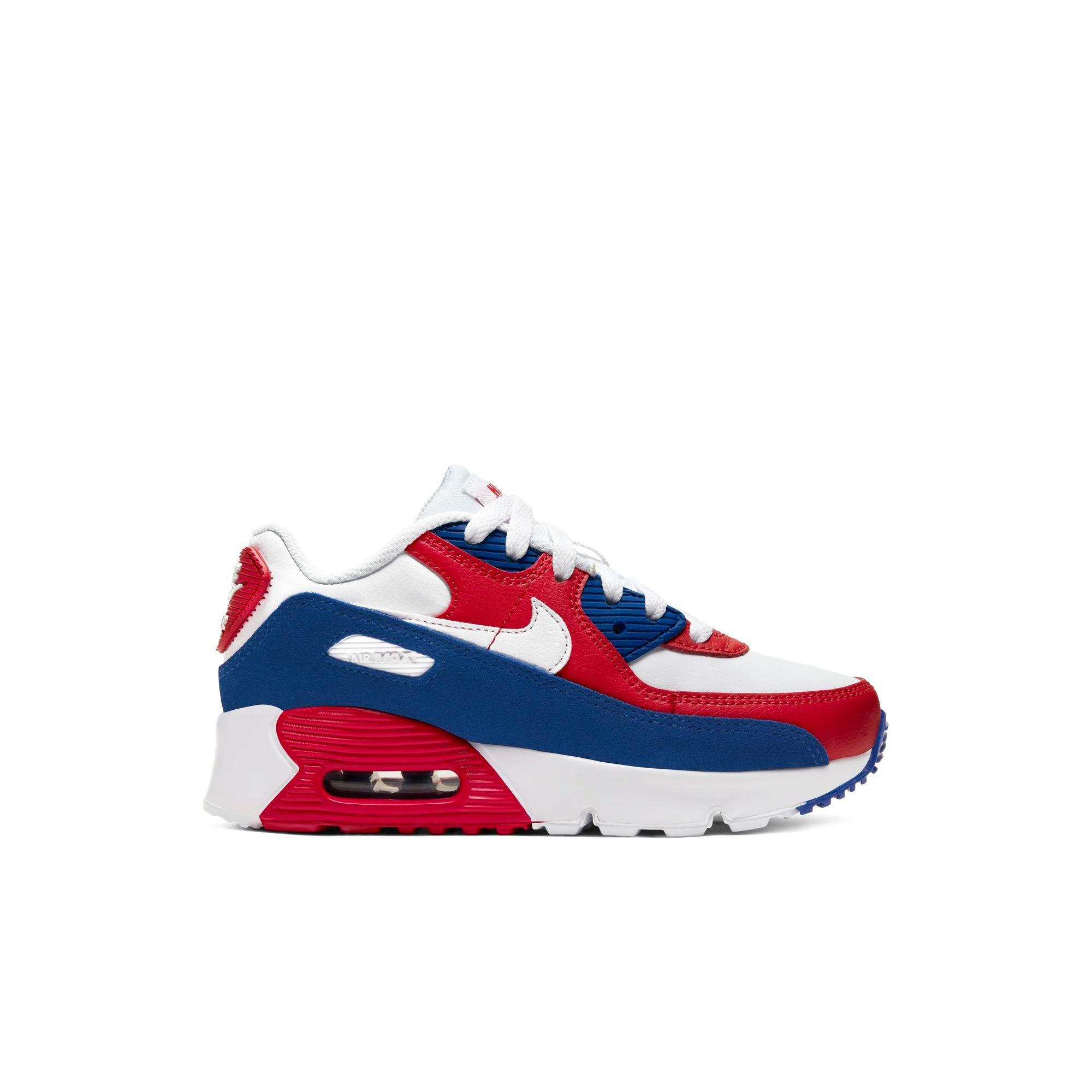 nike air max 90 red white and blue