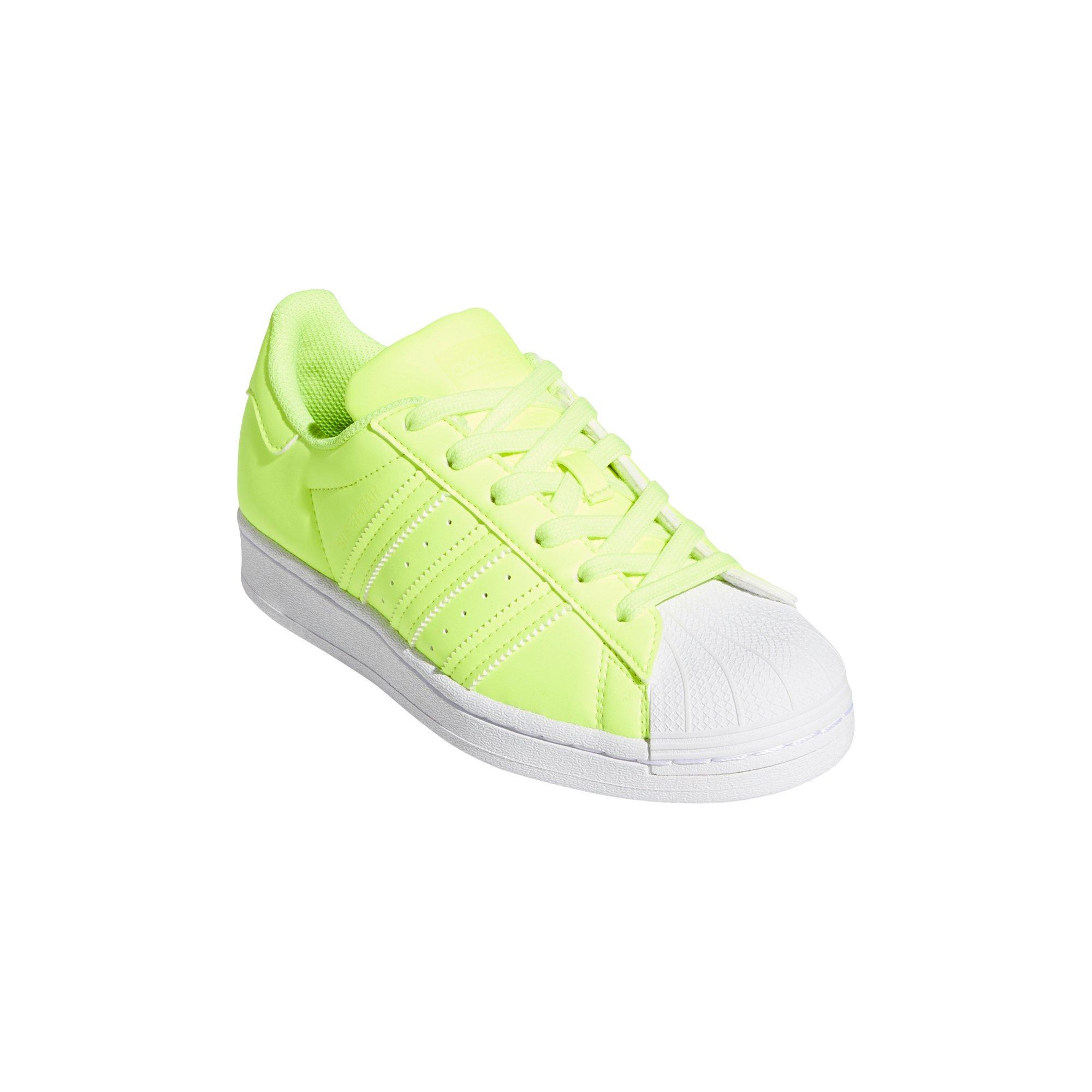 adidas Glow "Solar Yellow/White" Grade School Kids' Shoe