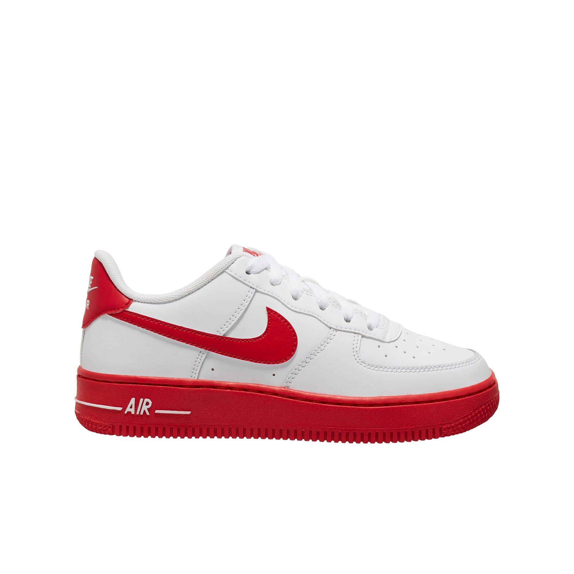 red air force ones kids