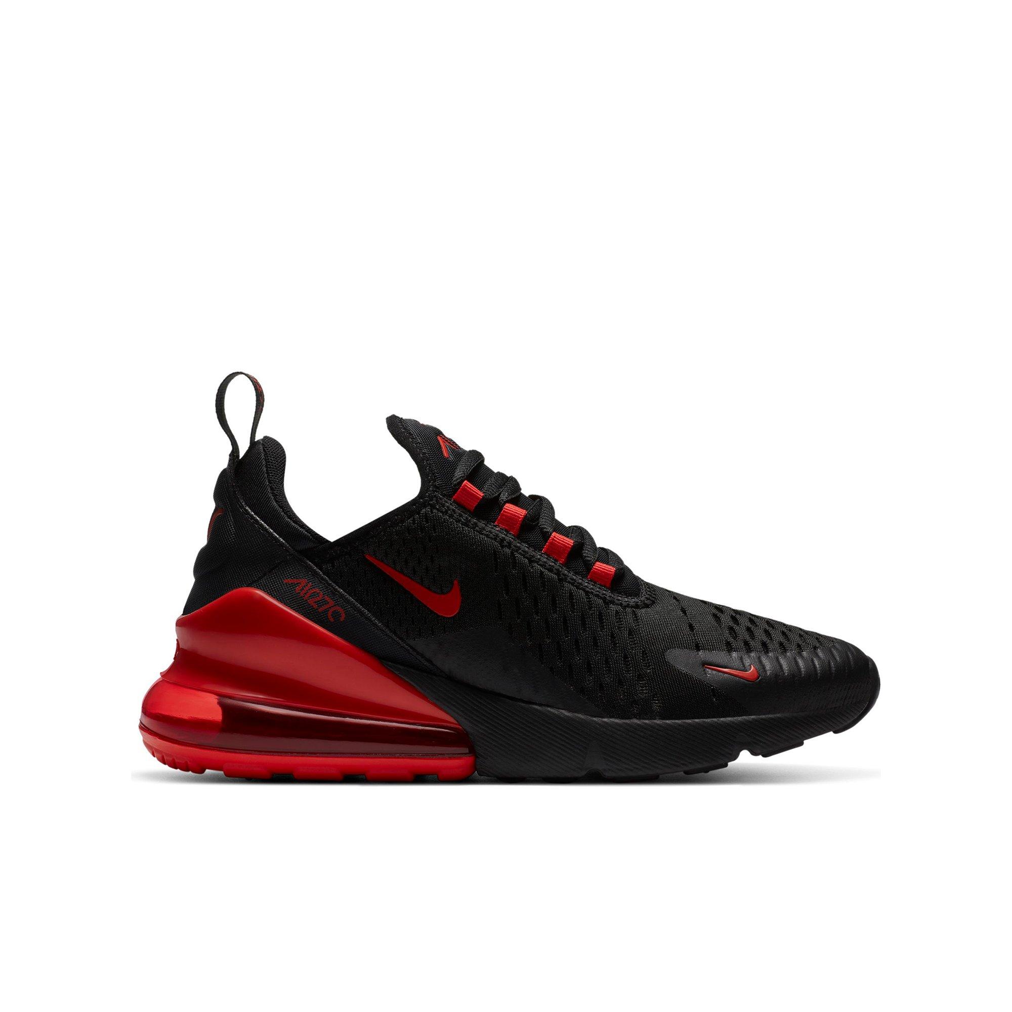 black and red nike air 270