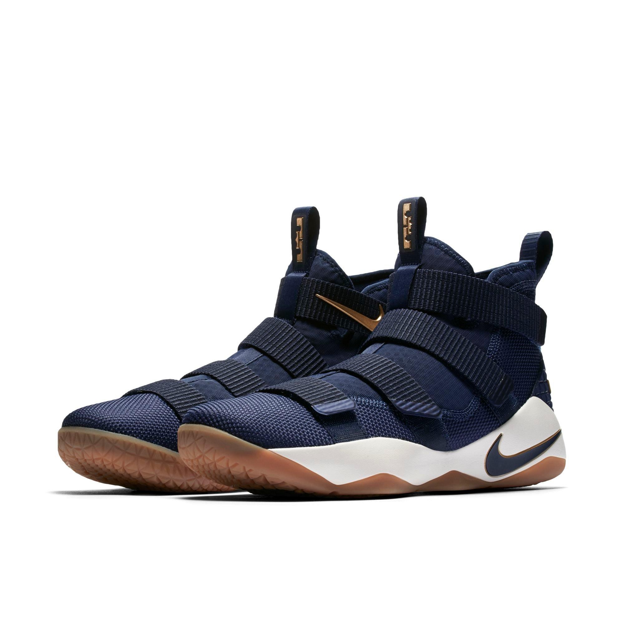 lebron soldier 11 college navy
