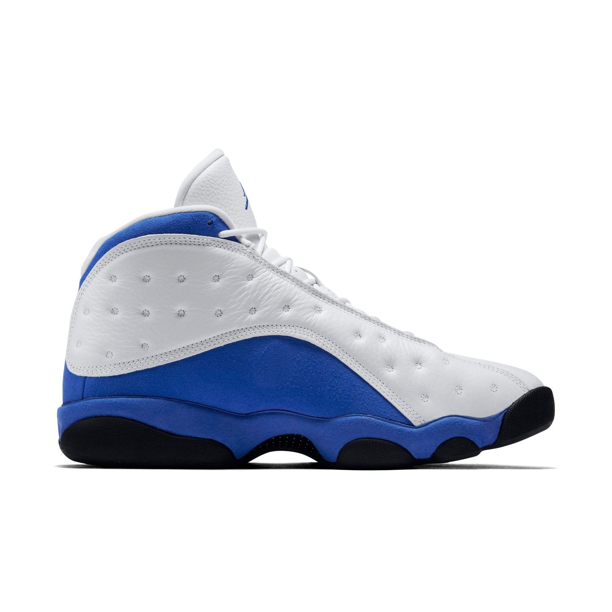 retro 13 royal blue and white