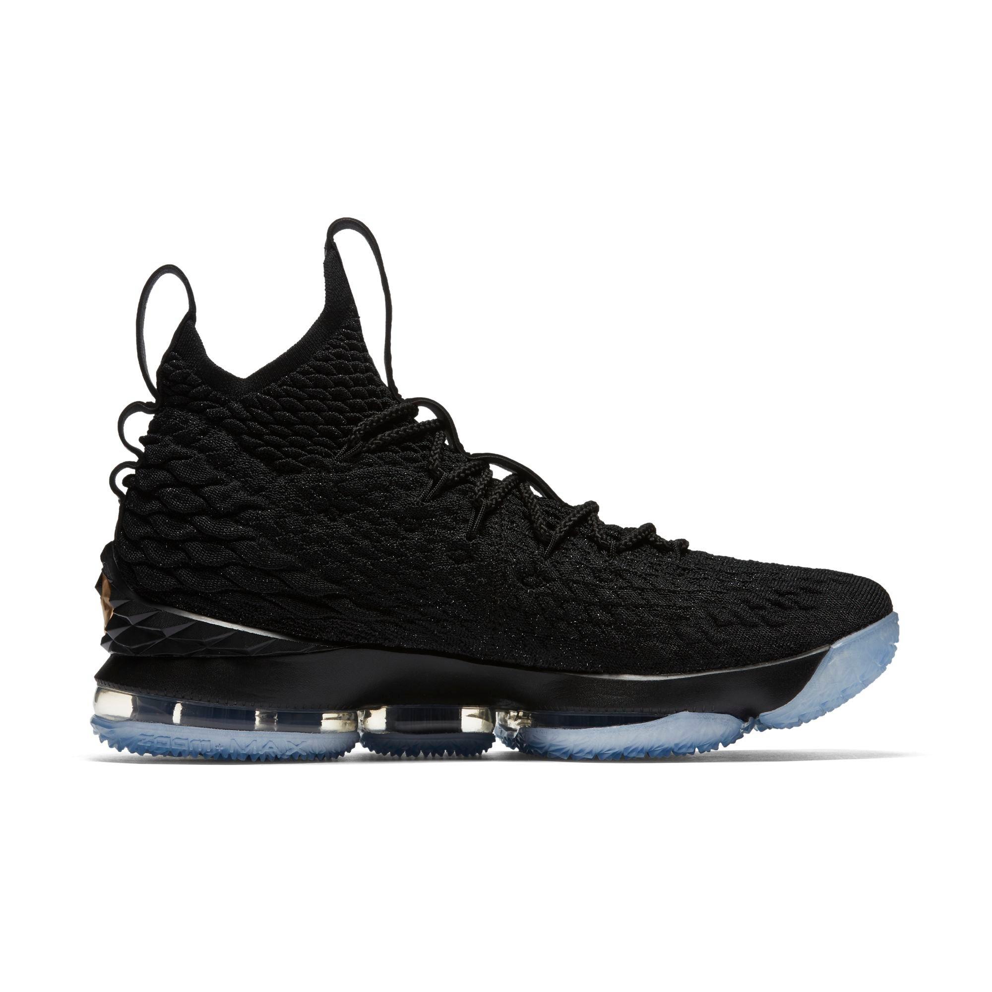 lebron 15 black metallic