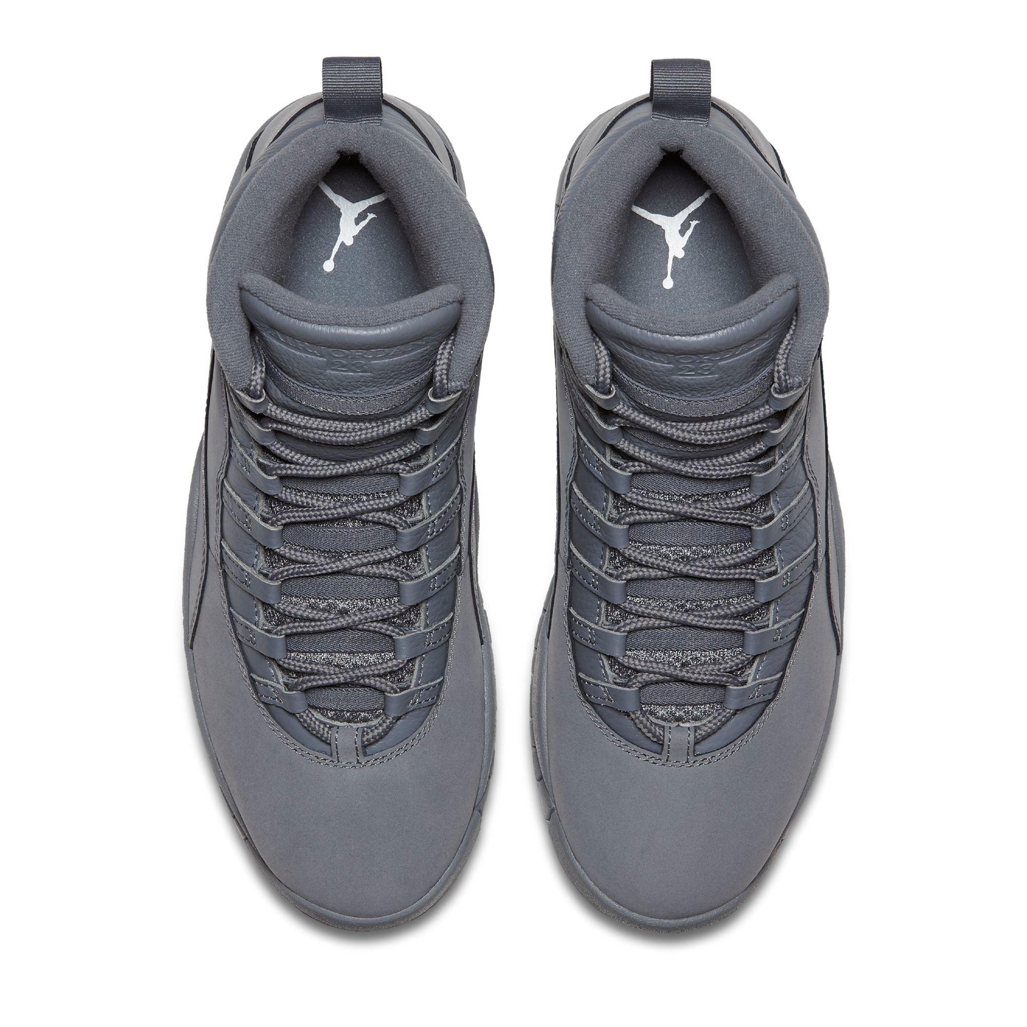 jordan retro 10 black and gray