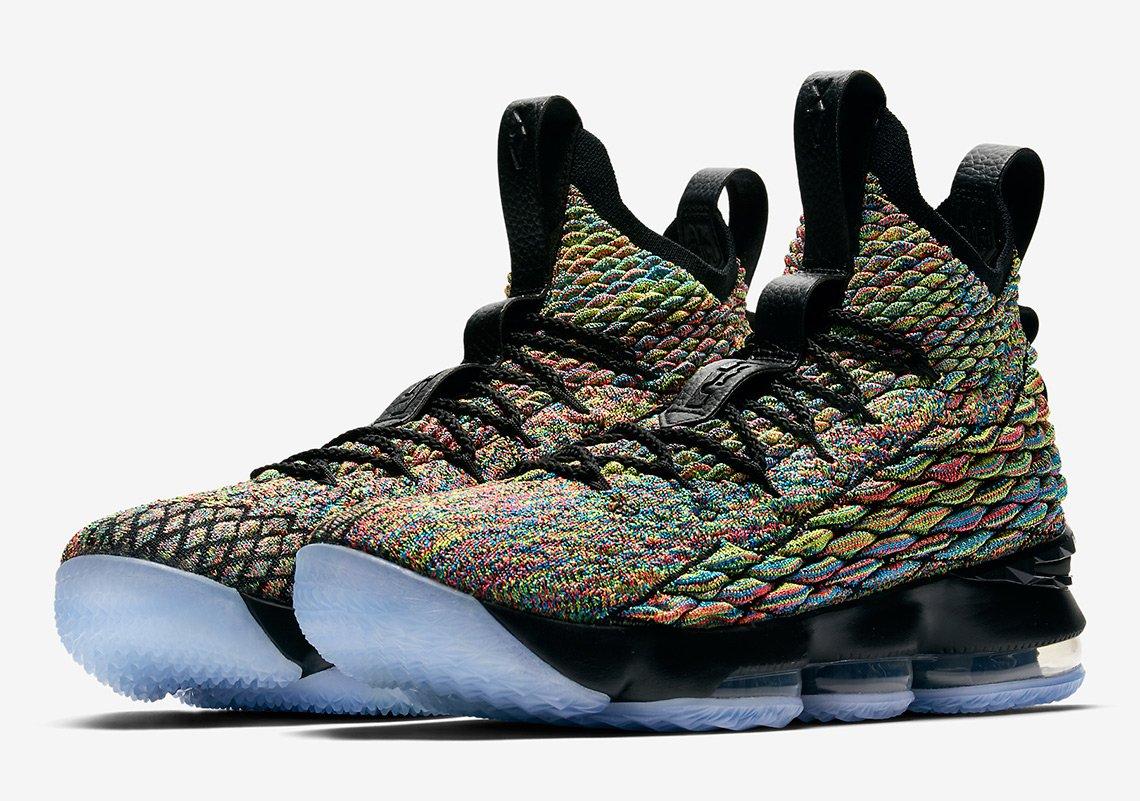 multicolor lebron 15