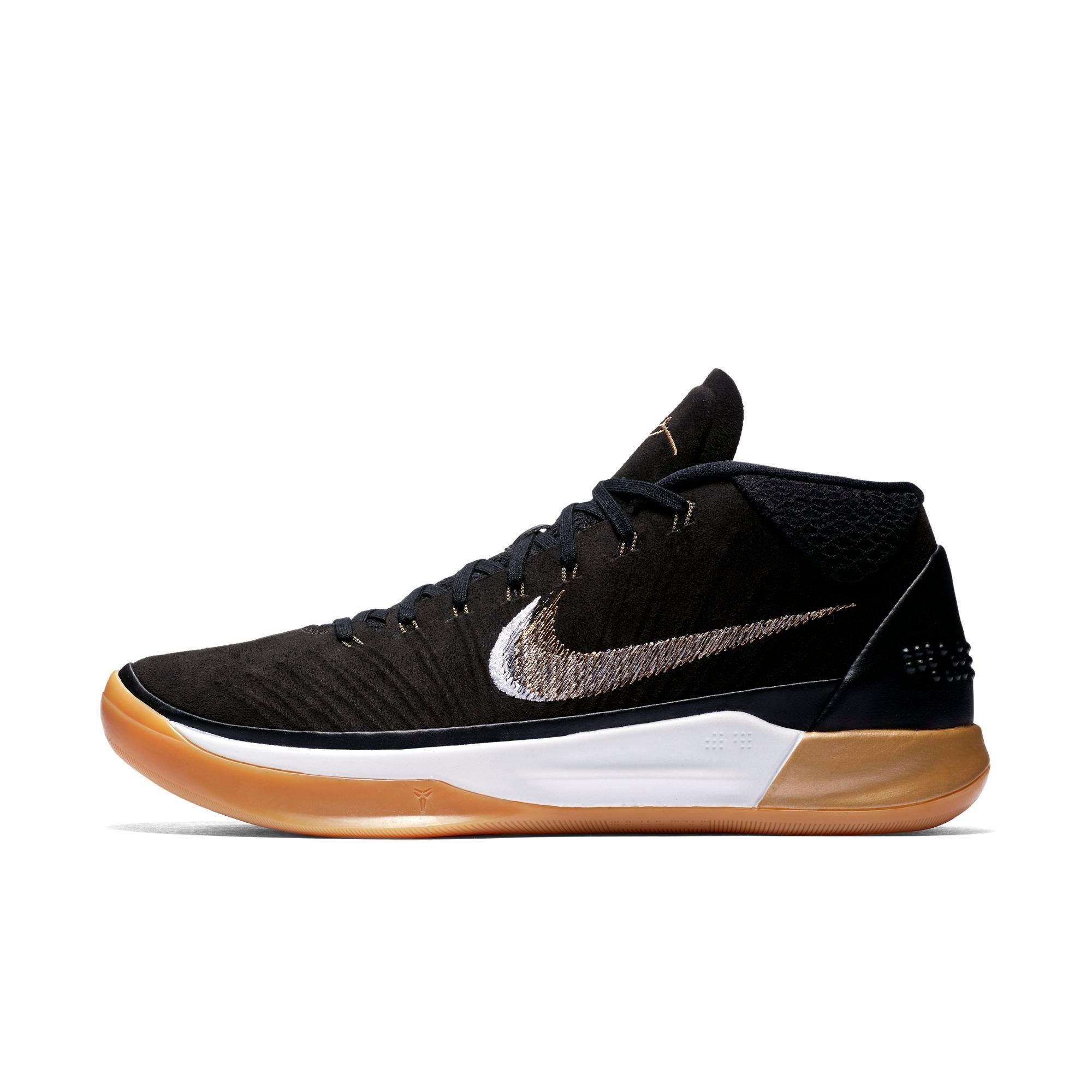 kobe shoes black and gold