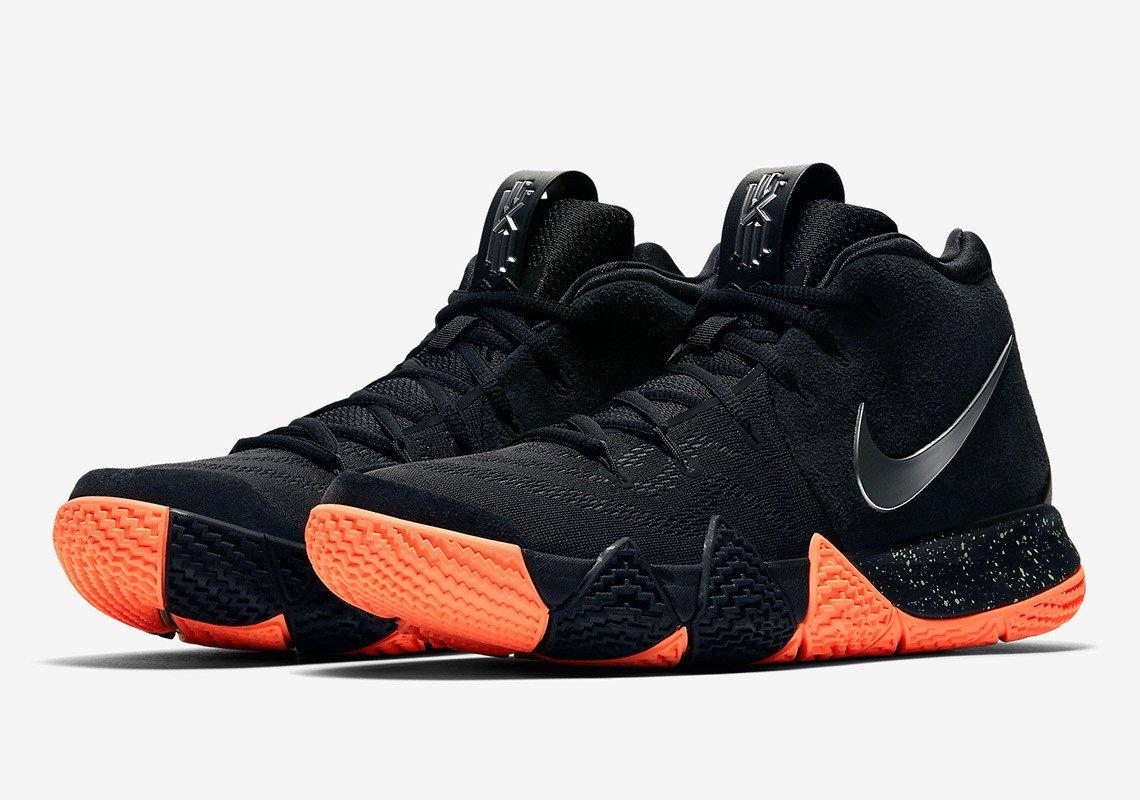 kyrie 4 black metallic silver