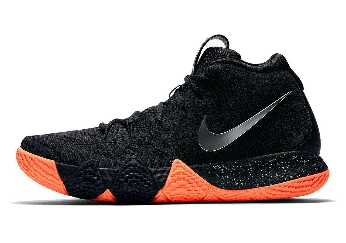 nike kyrie 4 black metallic silver