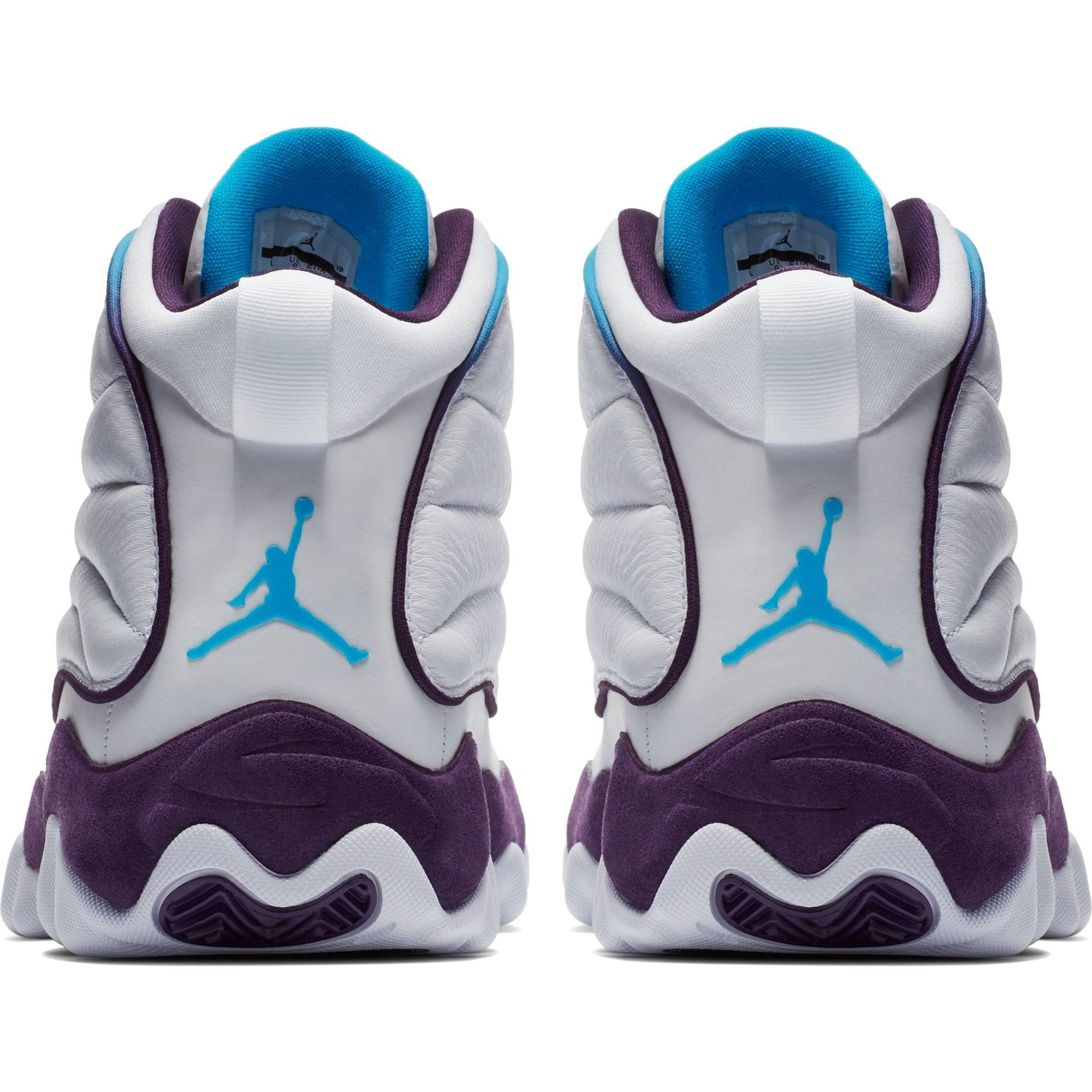 Jordan Pro Strong White Blue Purple Men s Shoe Hibbett