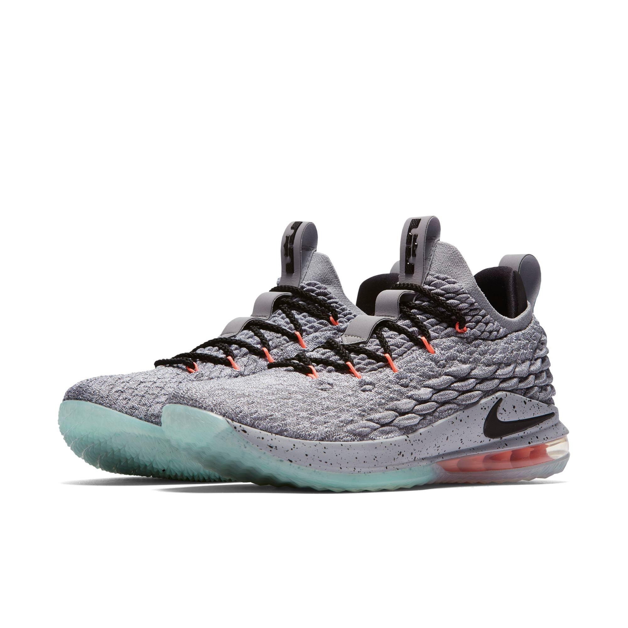 lebron 15 low gray
