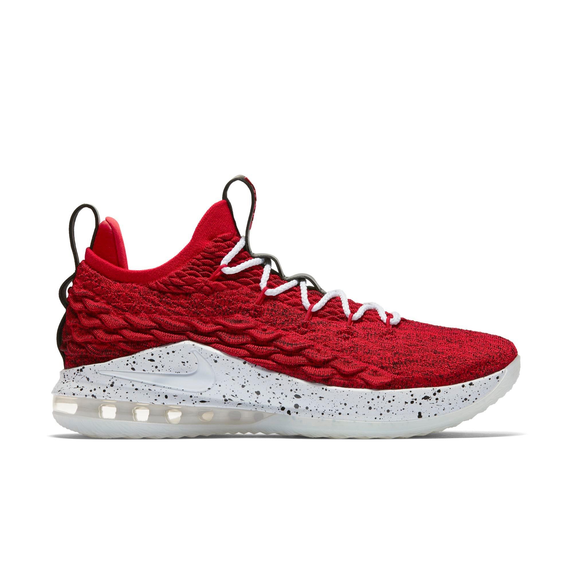 red lebron basketball shoes