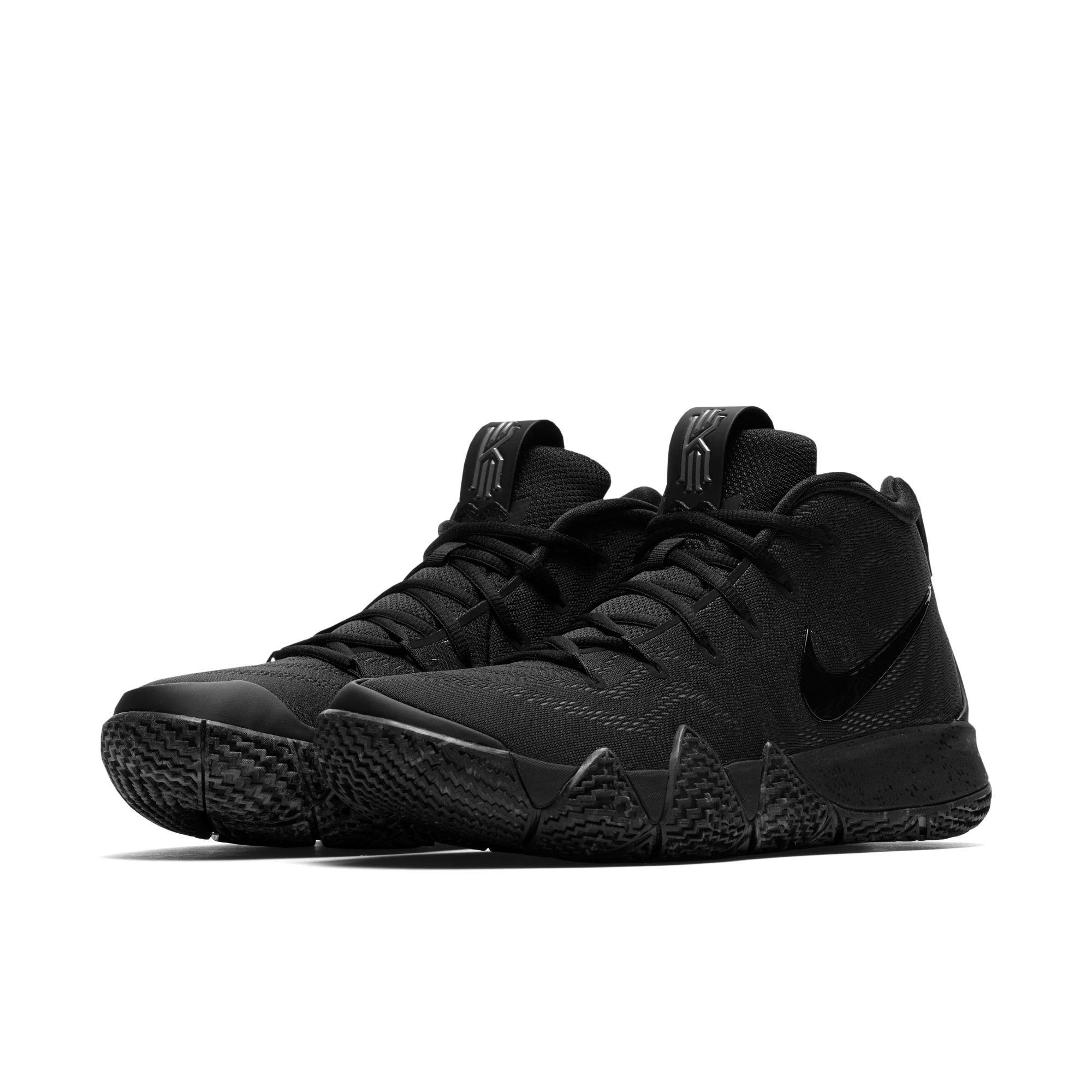 kyrie 4 shoes black