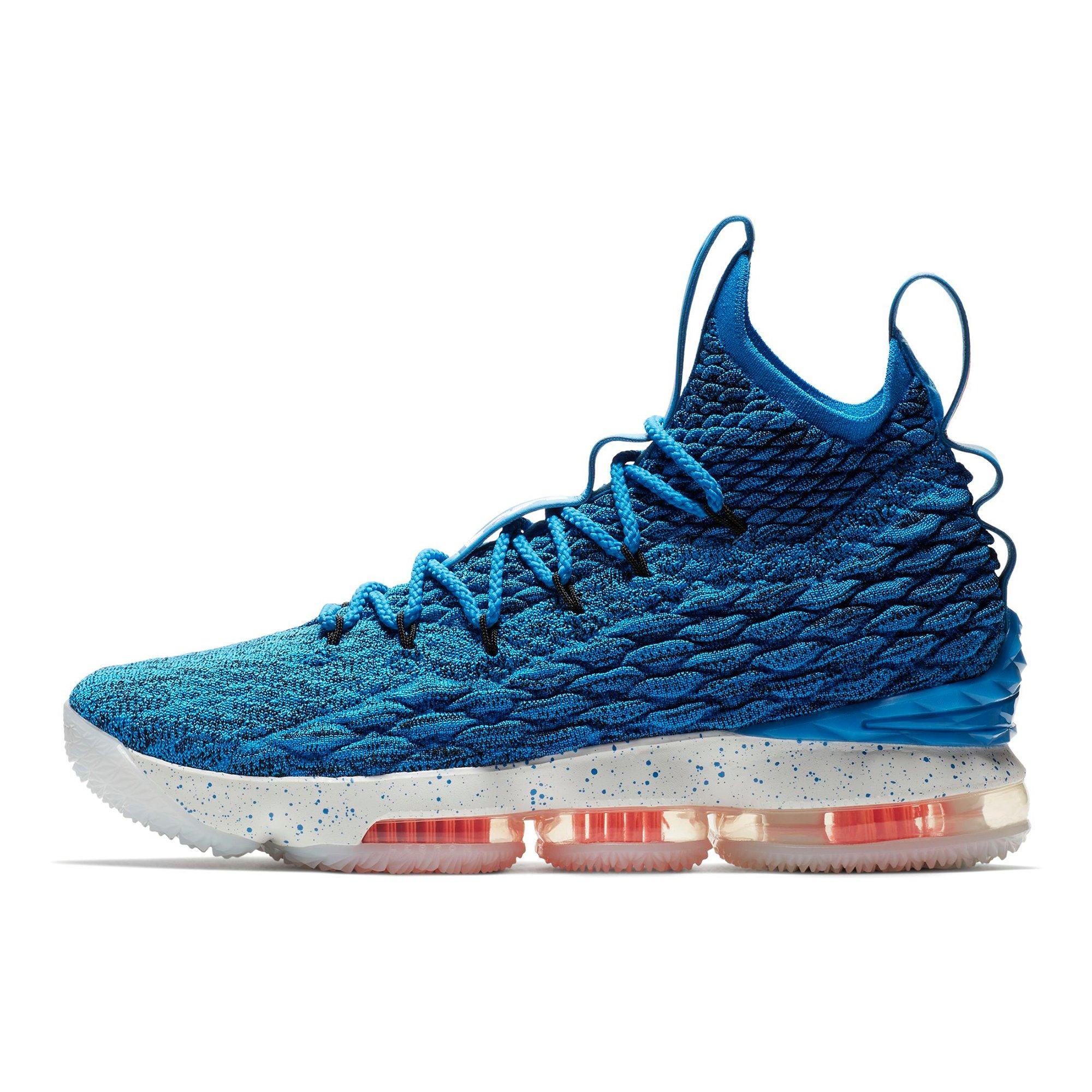 lebron 15s blue