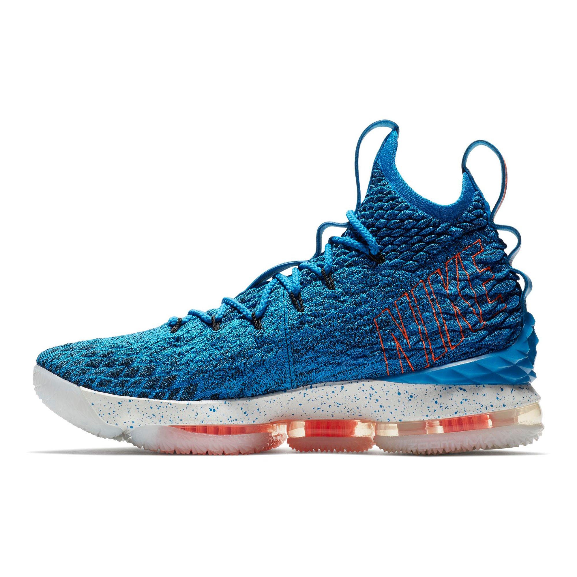 lebron 15s blue