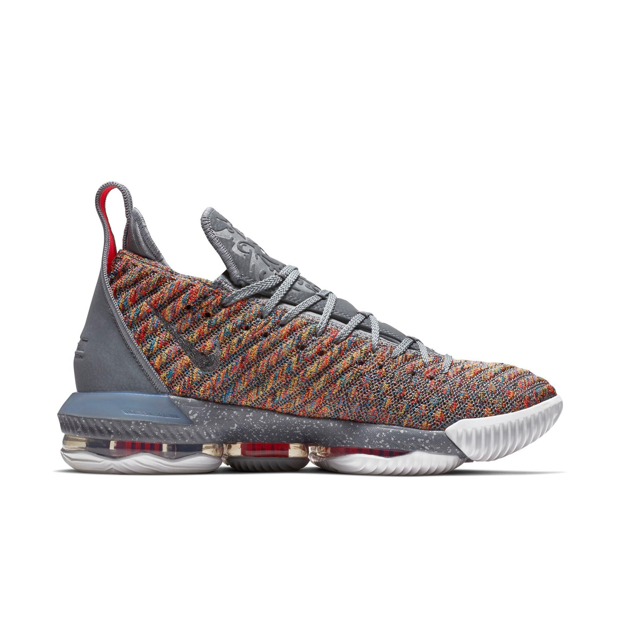 lebron 16 multicolor size 14