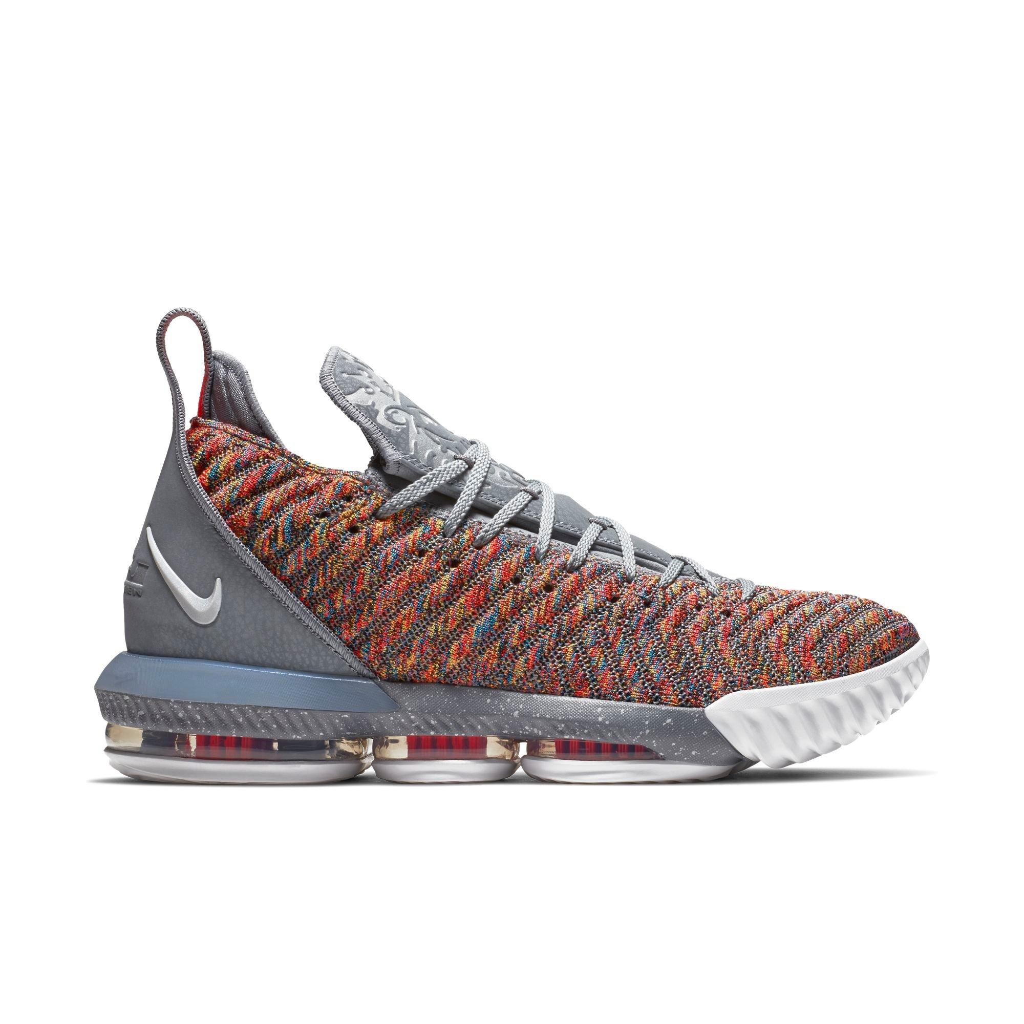 lebron 16 multicolor size 14