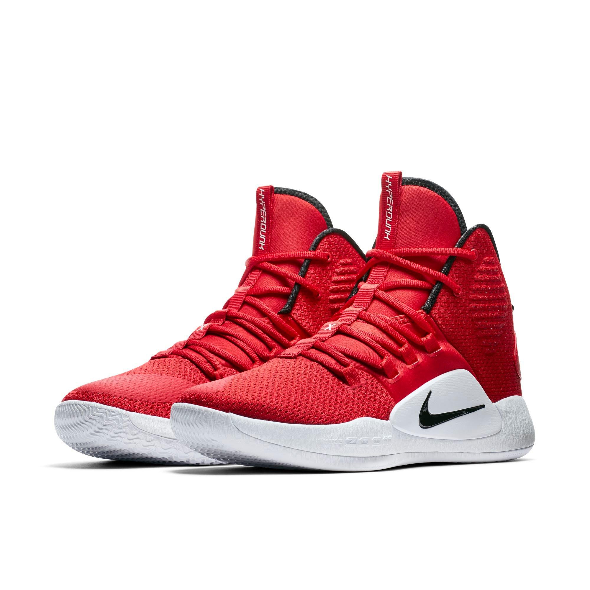 white and red hyperdunks