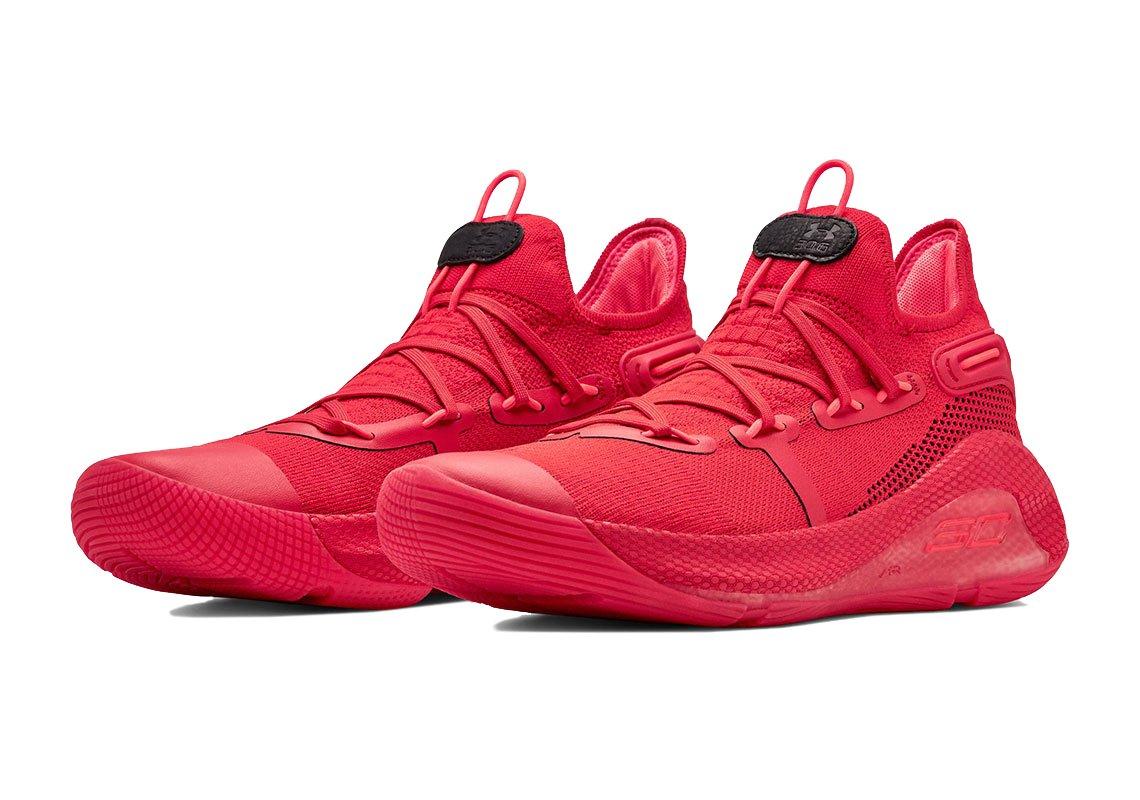 steph curry red shoes