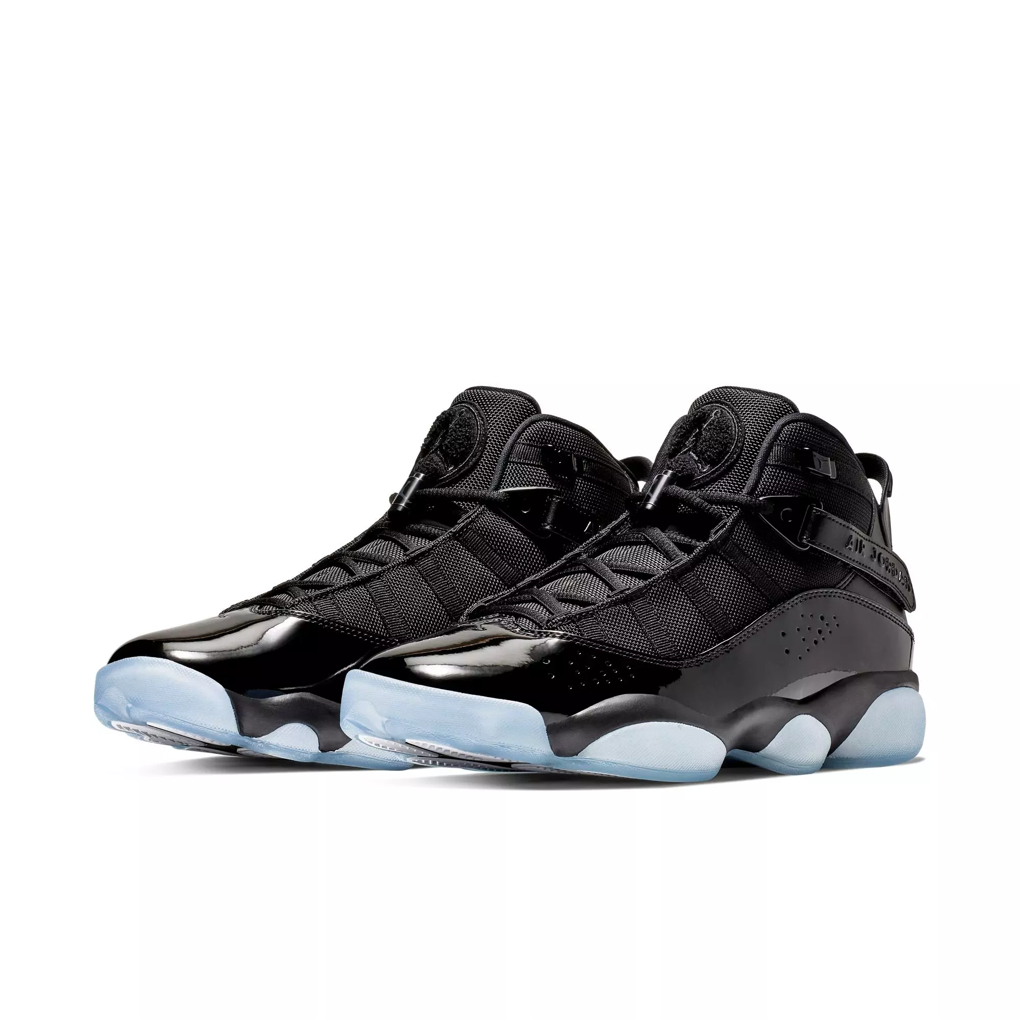 Jordan 6 Rings "Black/White" Men's Basketball Shoe - BLACK