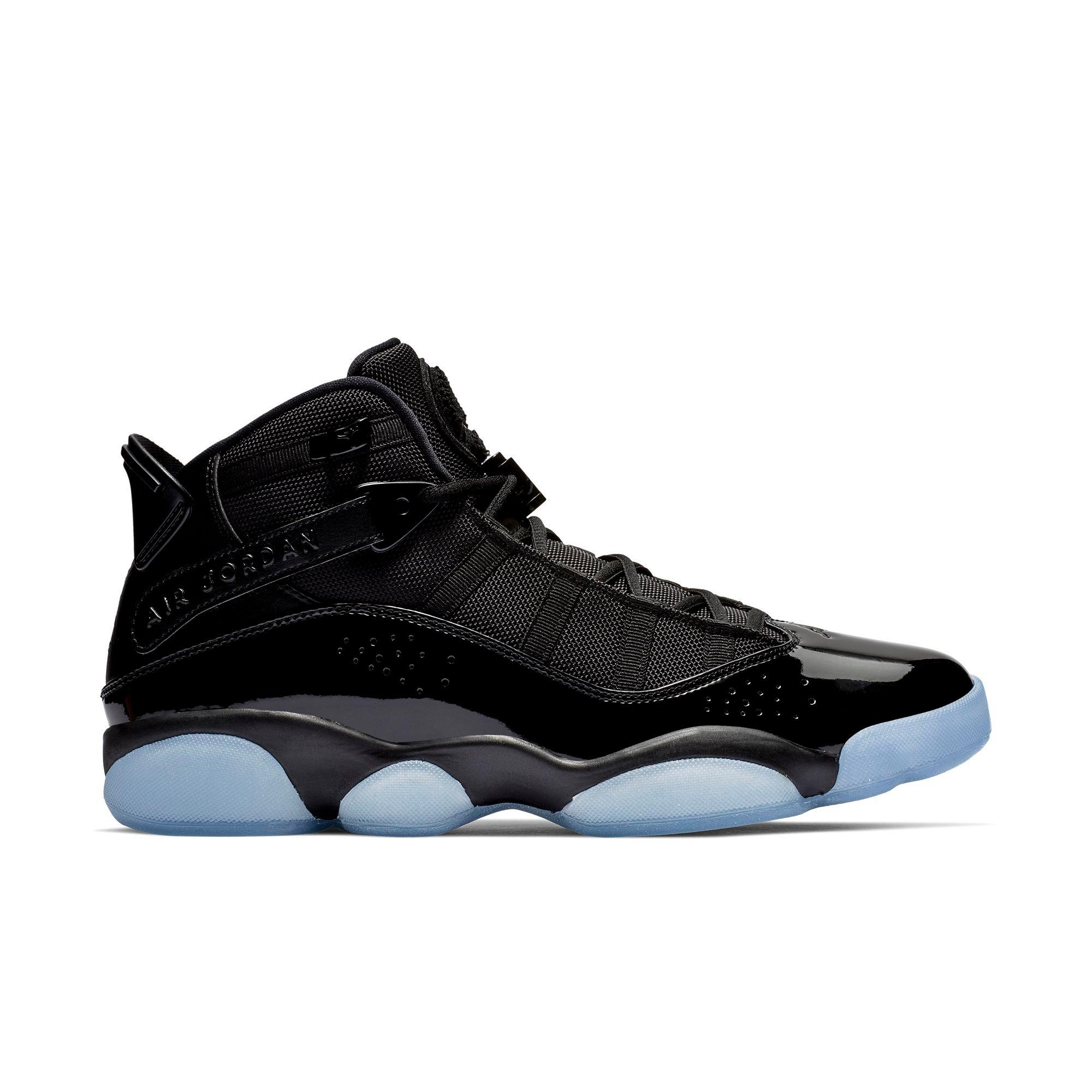 all black jordan shoes for men