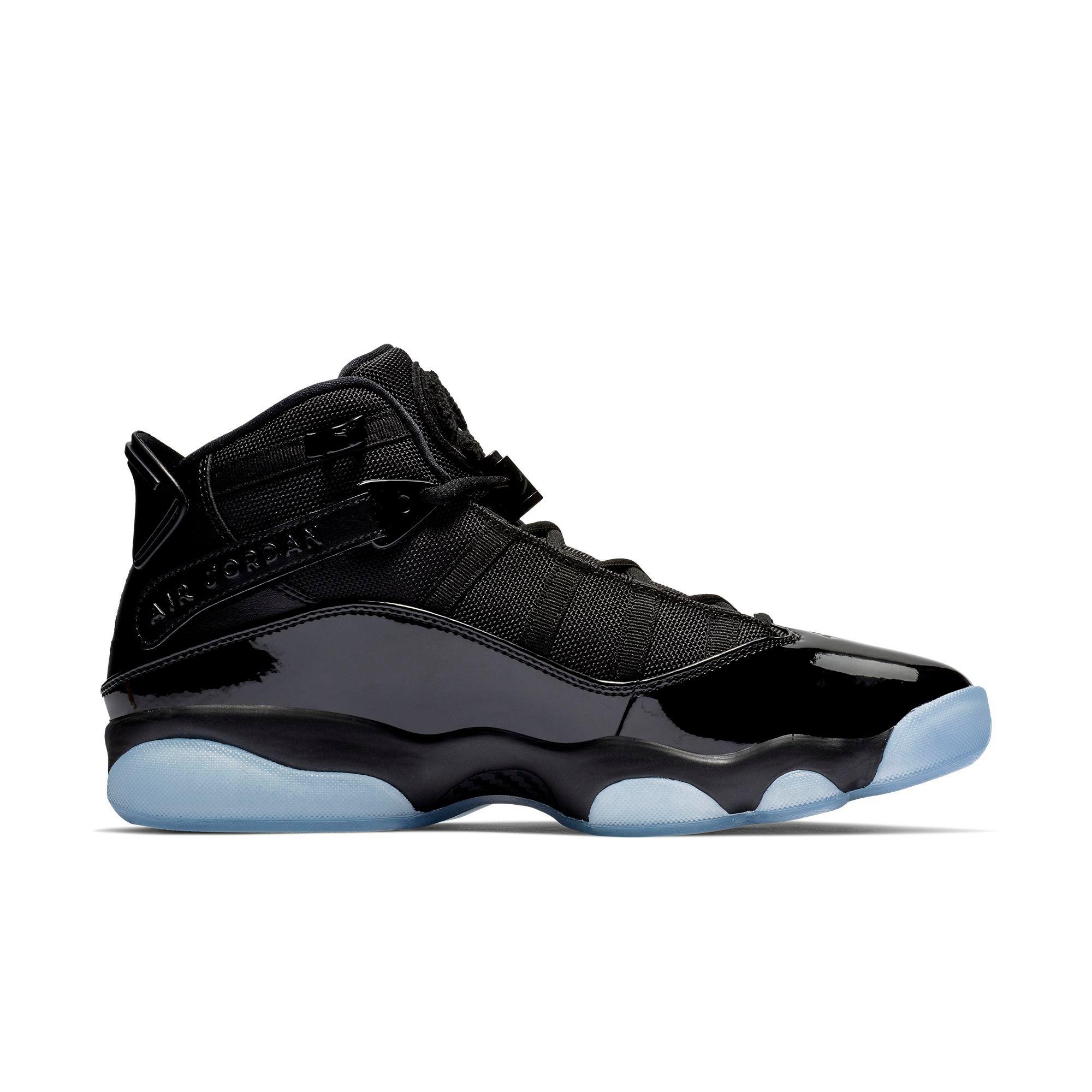 Jordan 6 Rings "Black/White" Men's Basketball Shoe - BLACK Thumbnail View 2