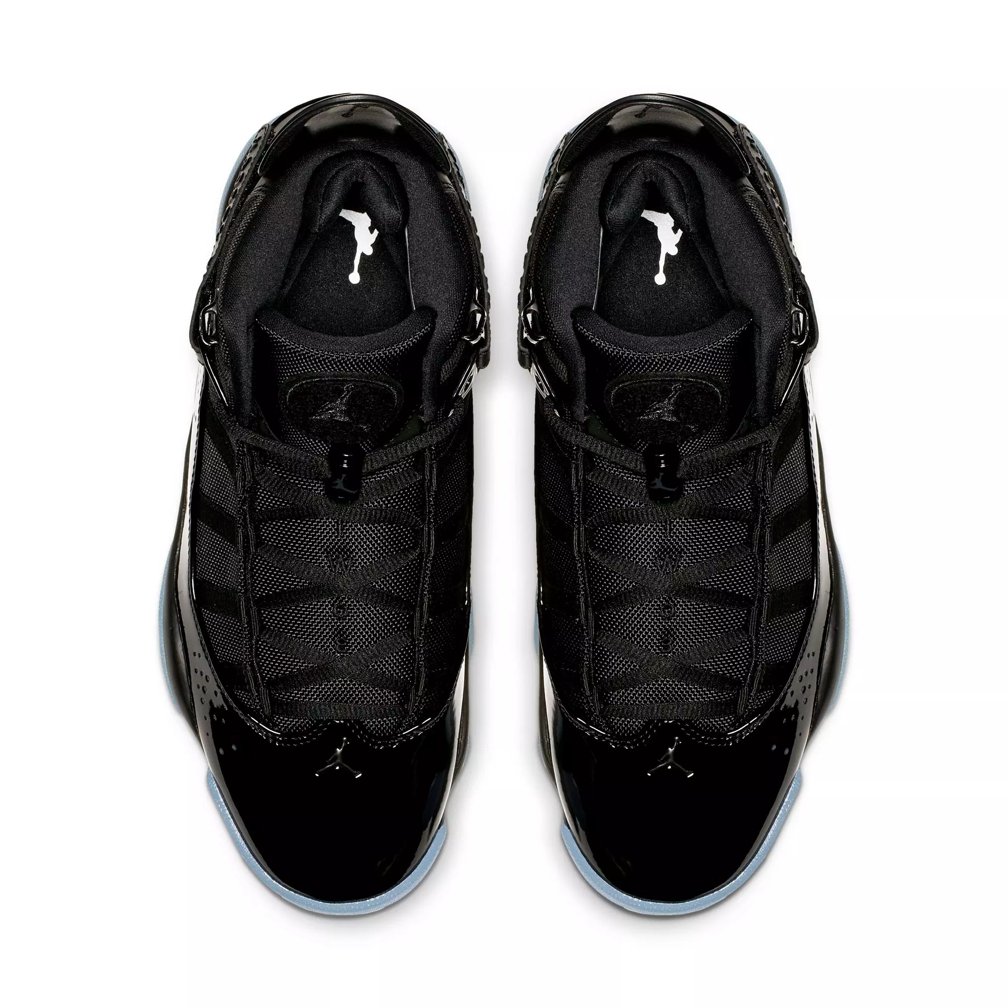 Jordan 6 Rings "Black/White" Men's Basketball Shoe - BLACK