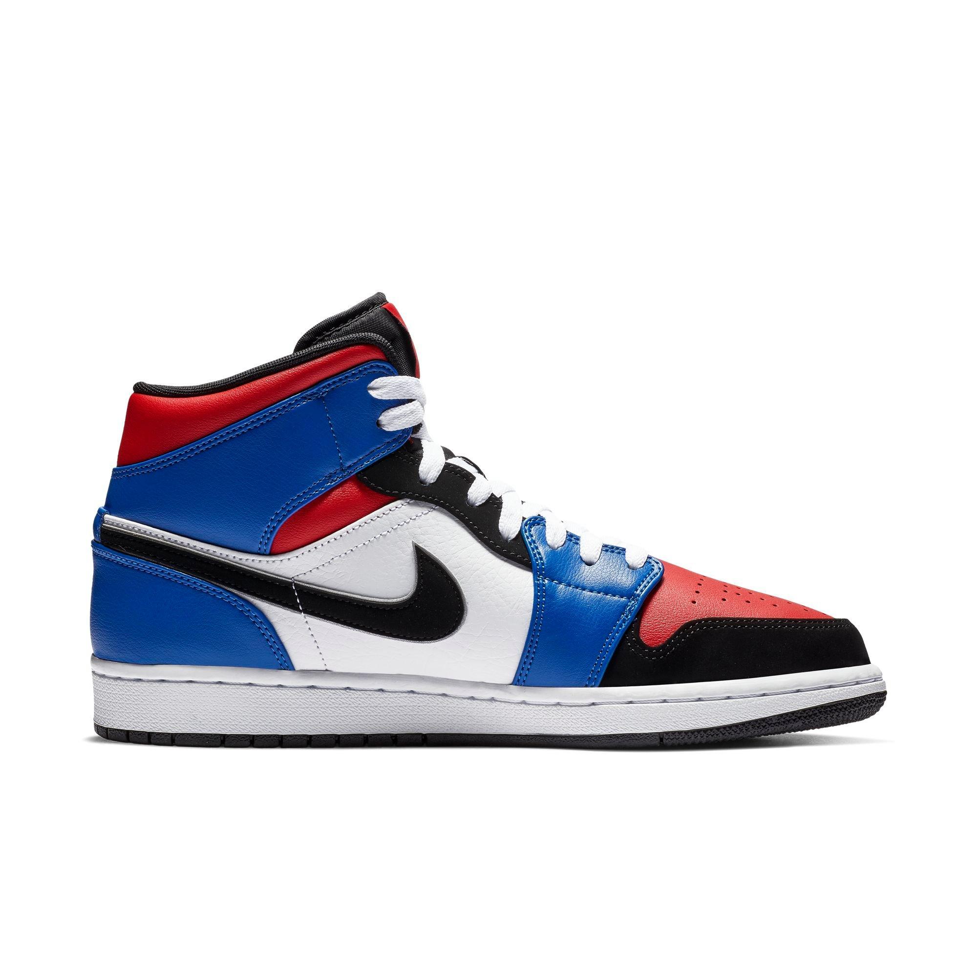 jordan one red and blue