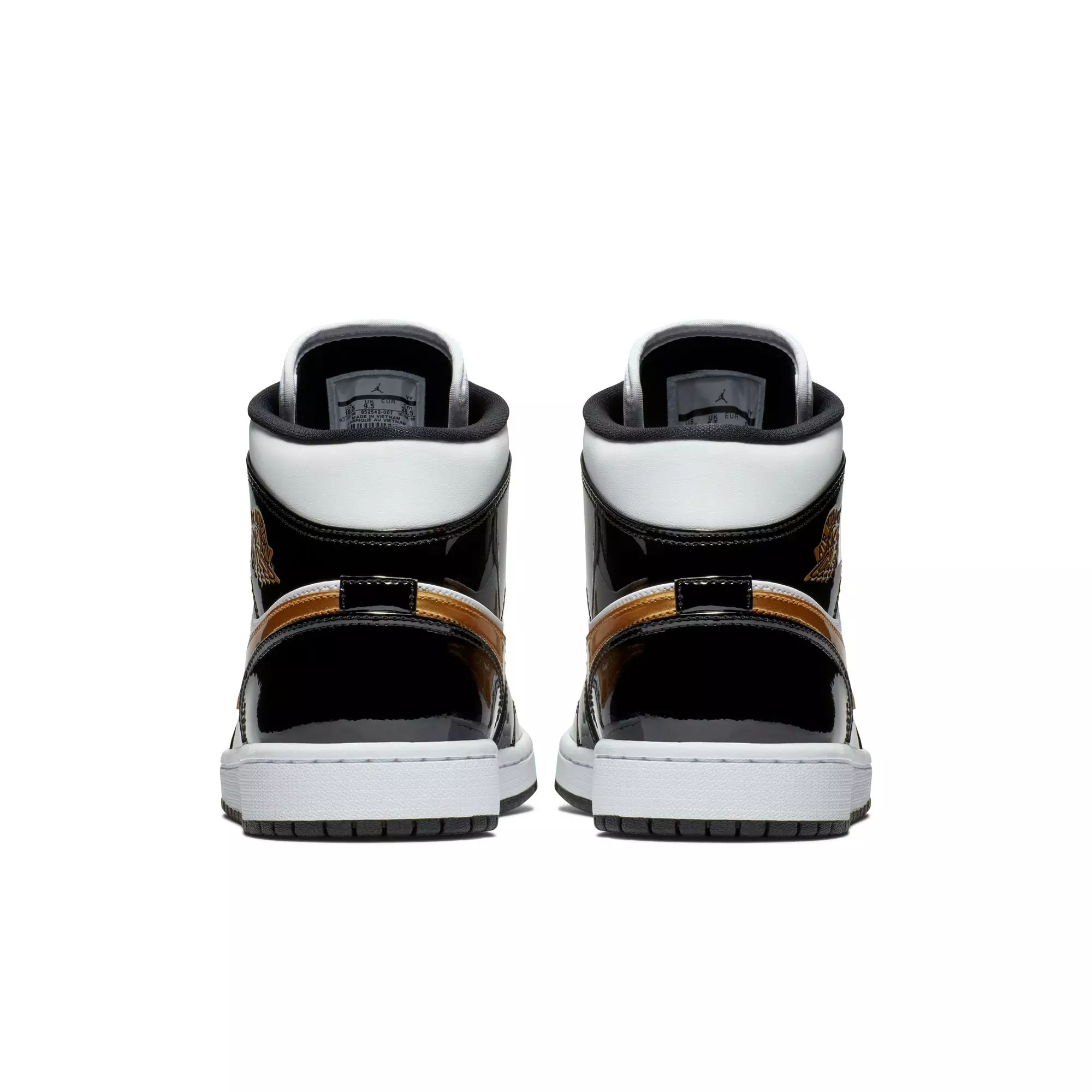 Jordan 1 Mid SE "Black Gold" Men's Shoe - BLACK/METALLIC GOLD/WHITE