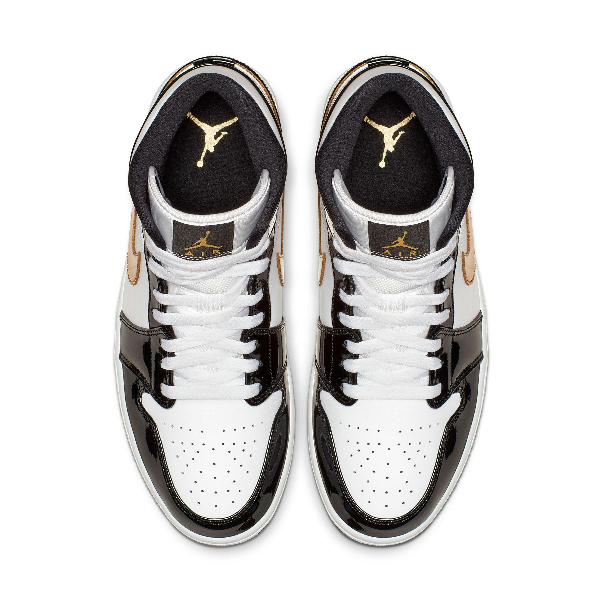 Black and gold jordans hibbett sports best sale